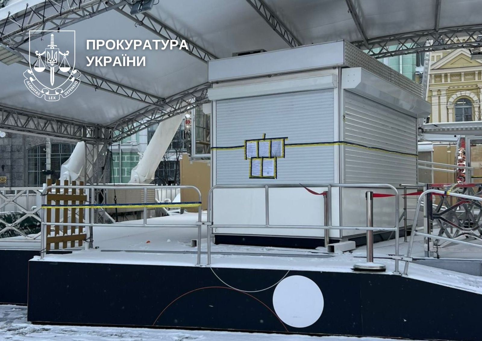 Роботу Колеса огляду на Контрактовій площі зупинено