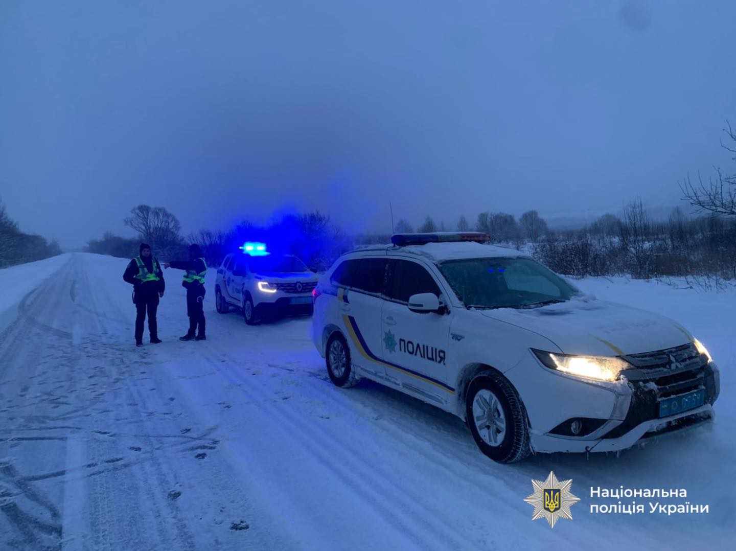 Поліція чергує на дорогах Івано-Франківщини