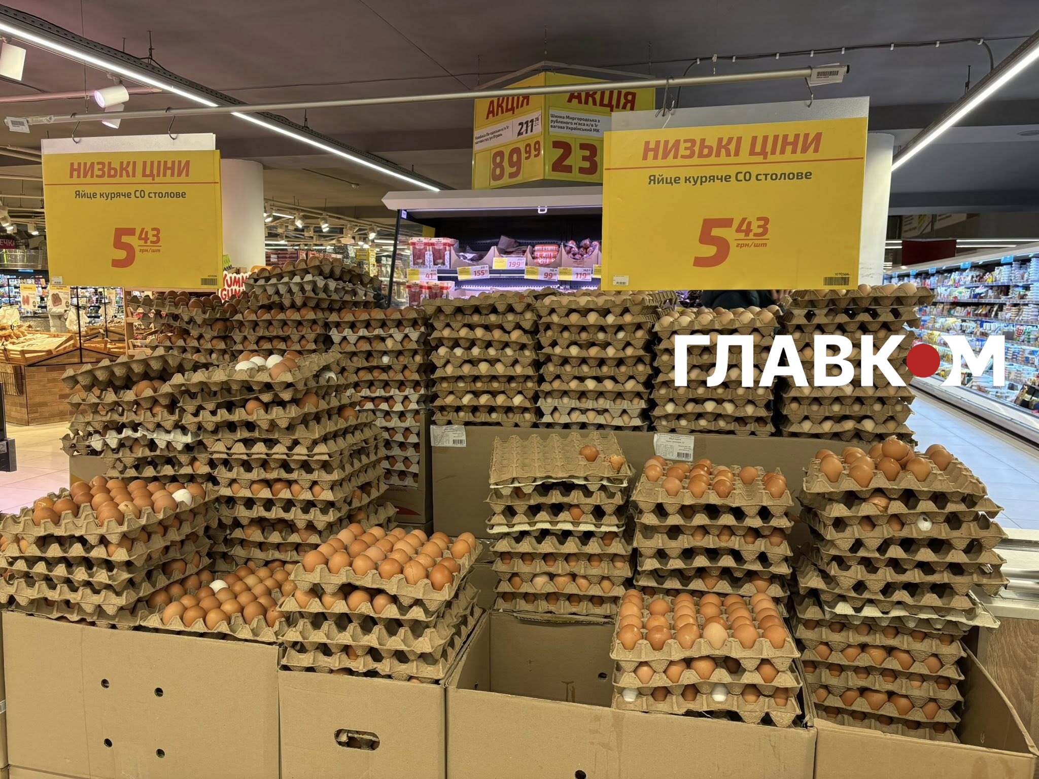 Нефасовані яйця категорії СО і С1 у мережі «Велмарт» мають однакову ціну
