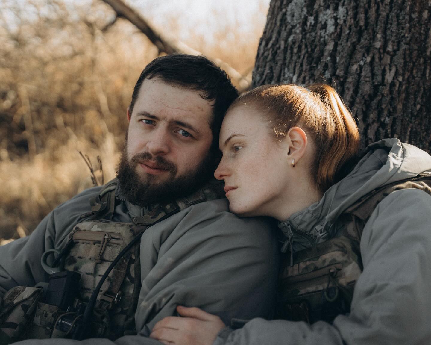 Максим Ємець і його наречена Оксана Рубаняк
