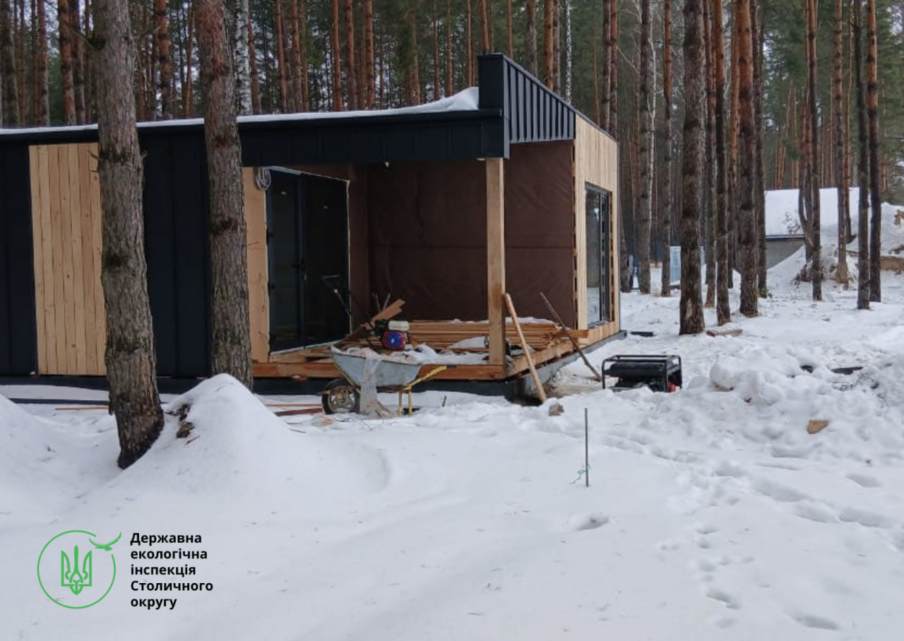 Будівництво ведення на території, де розташовані зелені насадження (сосна звичайна)