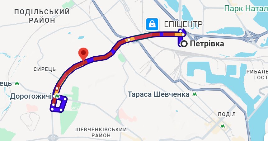 Затори на вулиці Олени Теліги