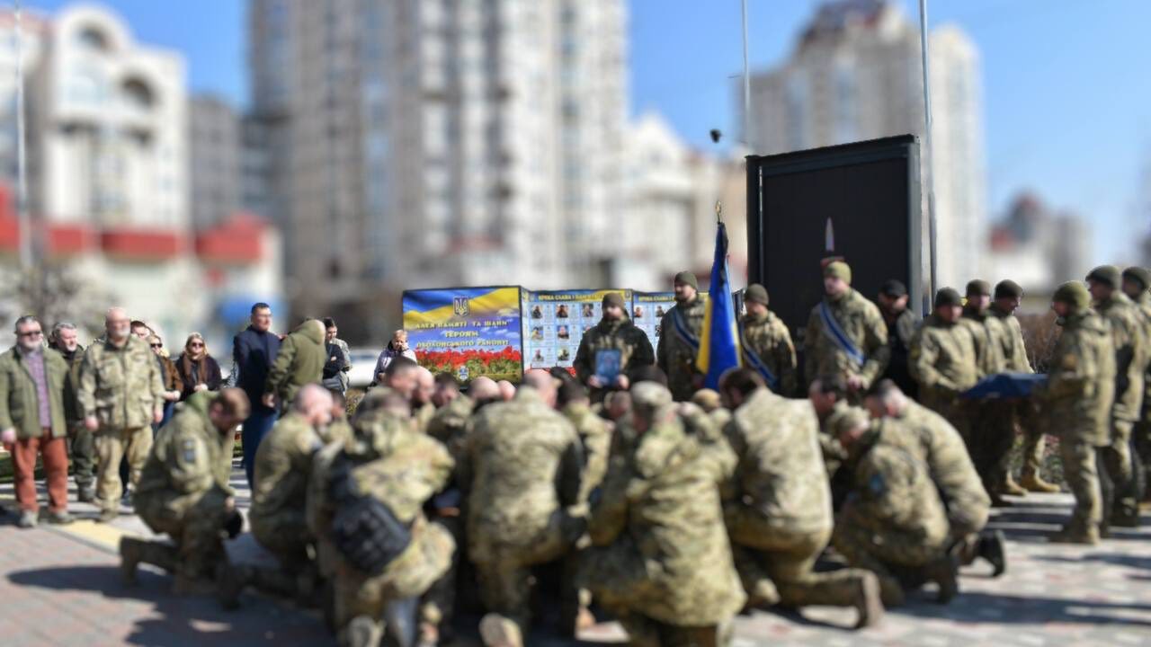 Побратими вшановують пам'ять полеглого захисника