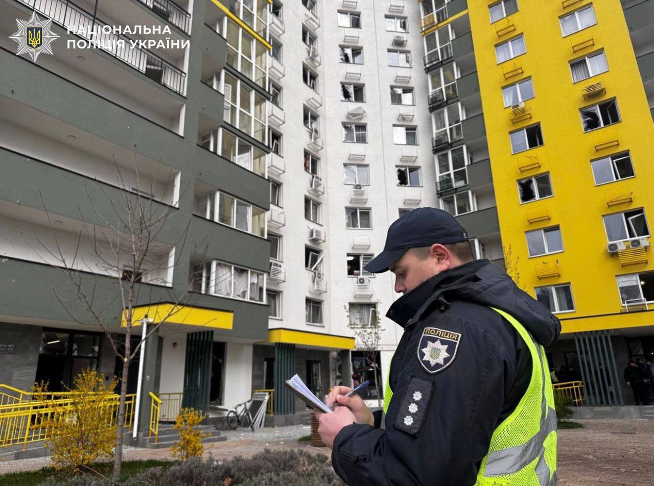 Поліція вже фіксує наслідки російської атаки