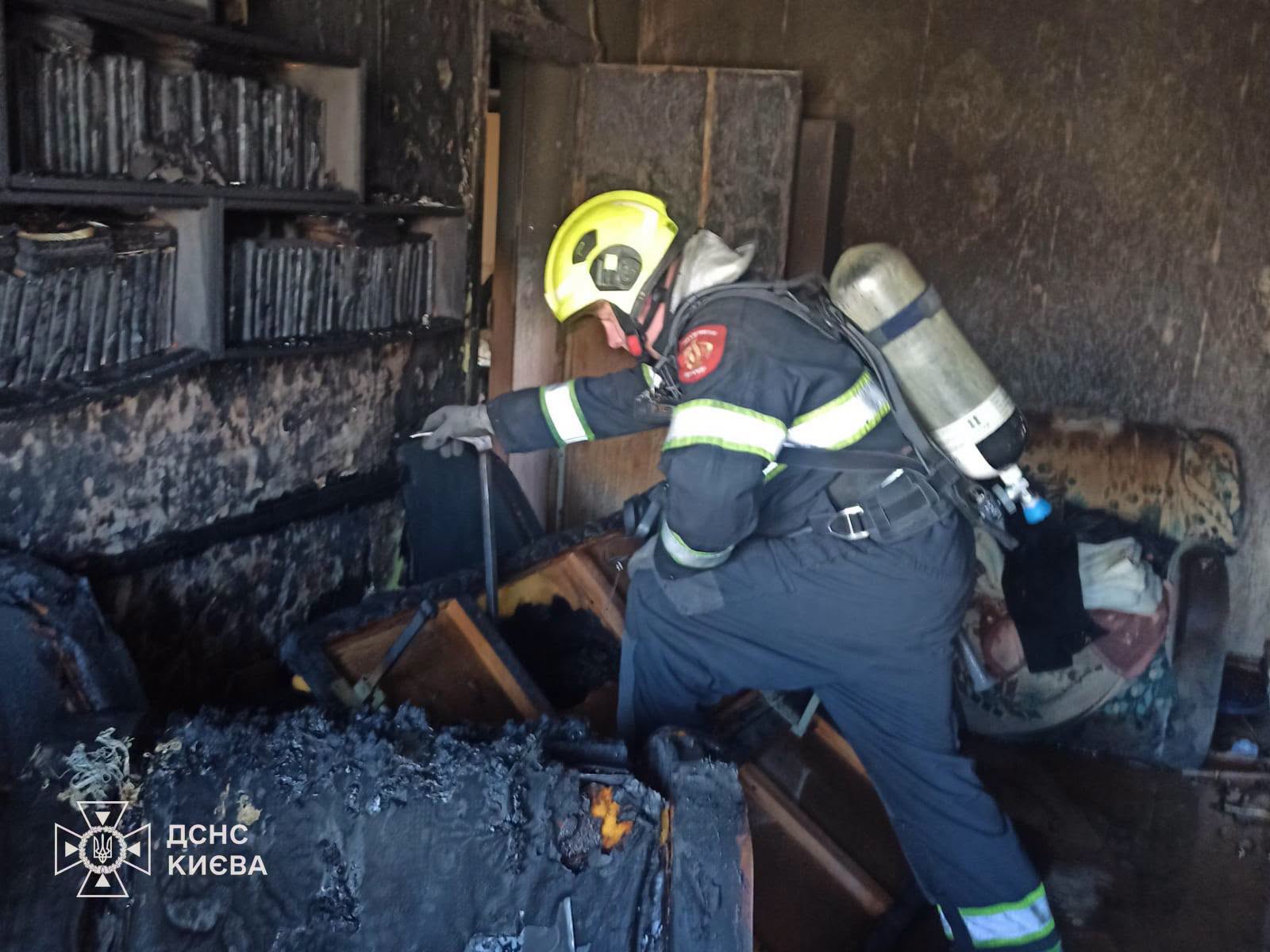 Пожежа охопила 10 кв. м помешкання
