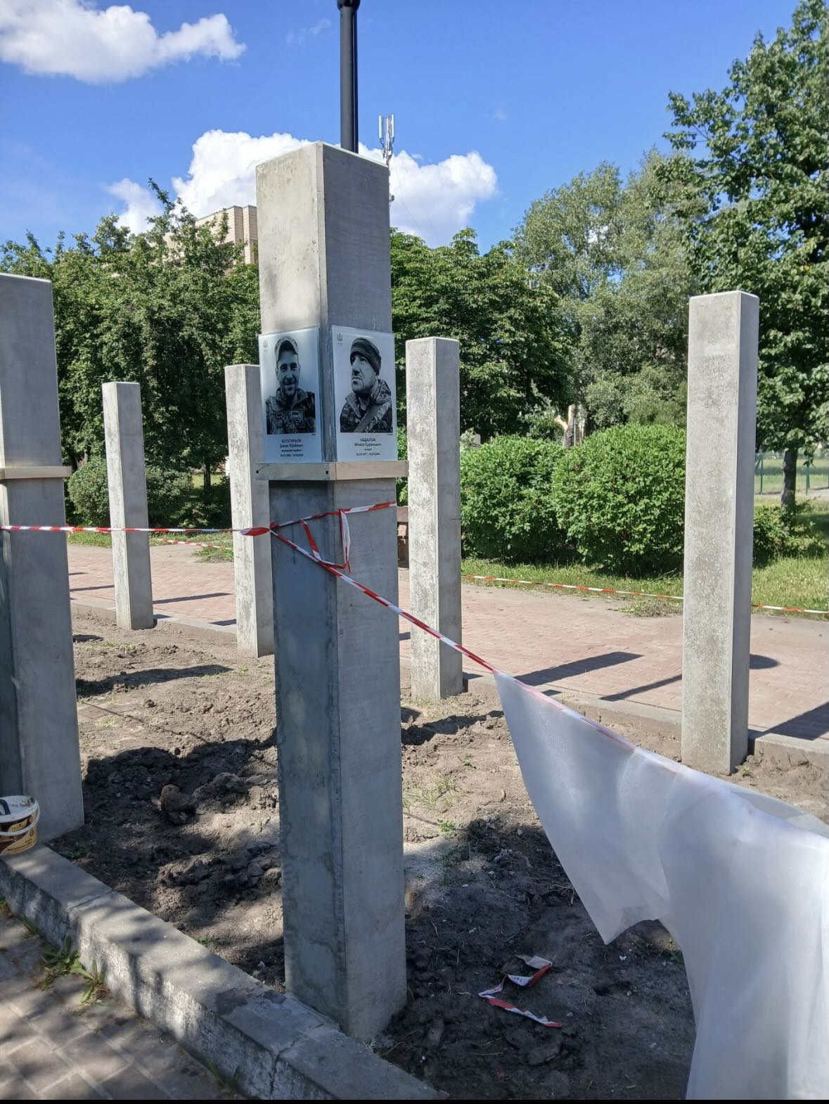 Такий вигляд Алея захисників у Деснянському районі столиці мала за кілька днів до відкриття