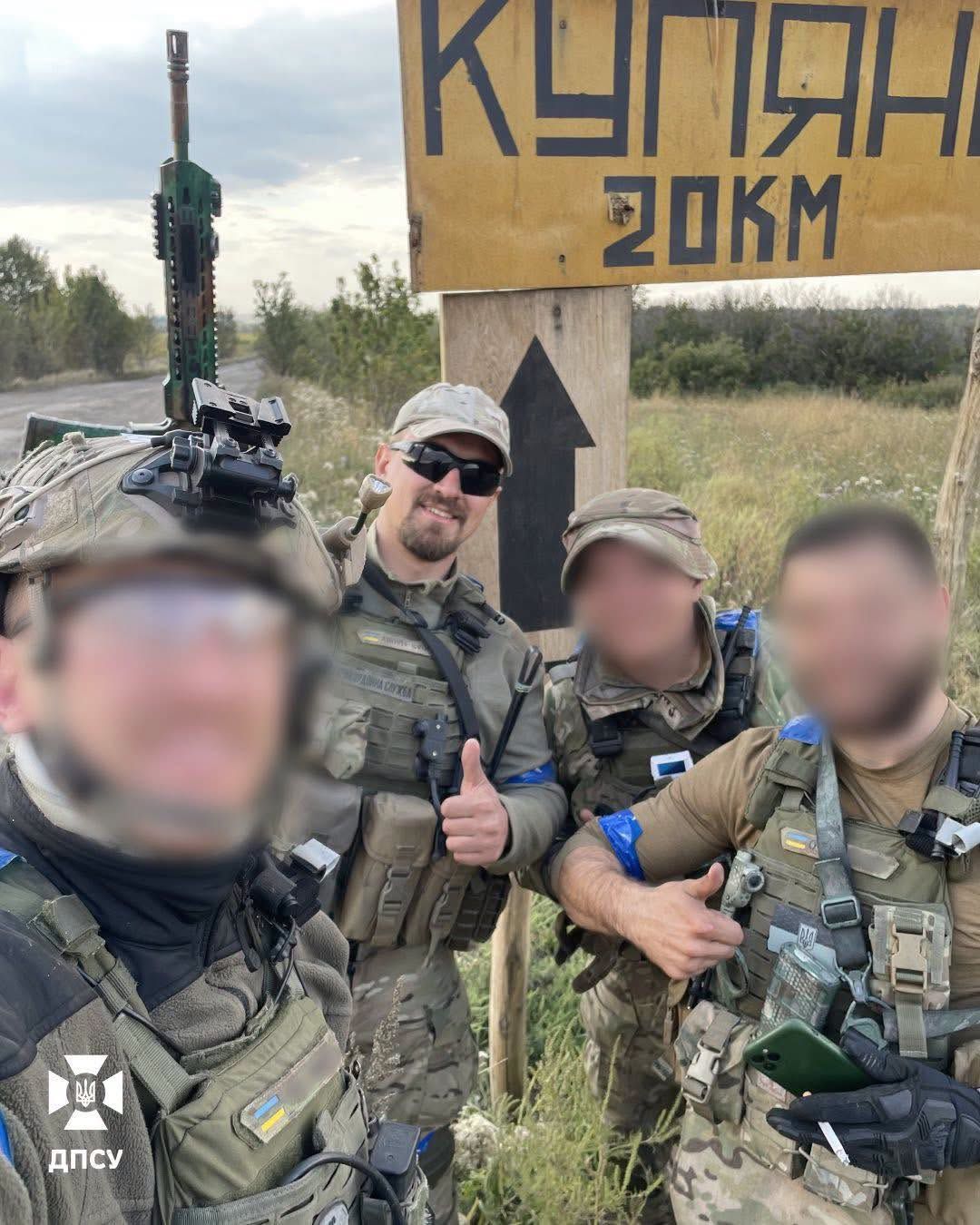 Станіслав Акімов із побратимами в районі Куп'янська