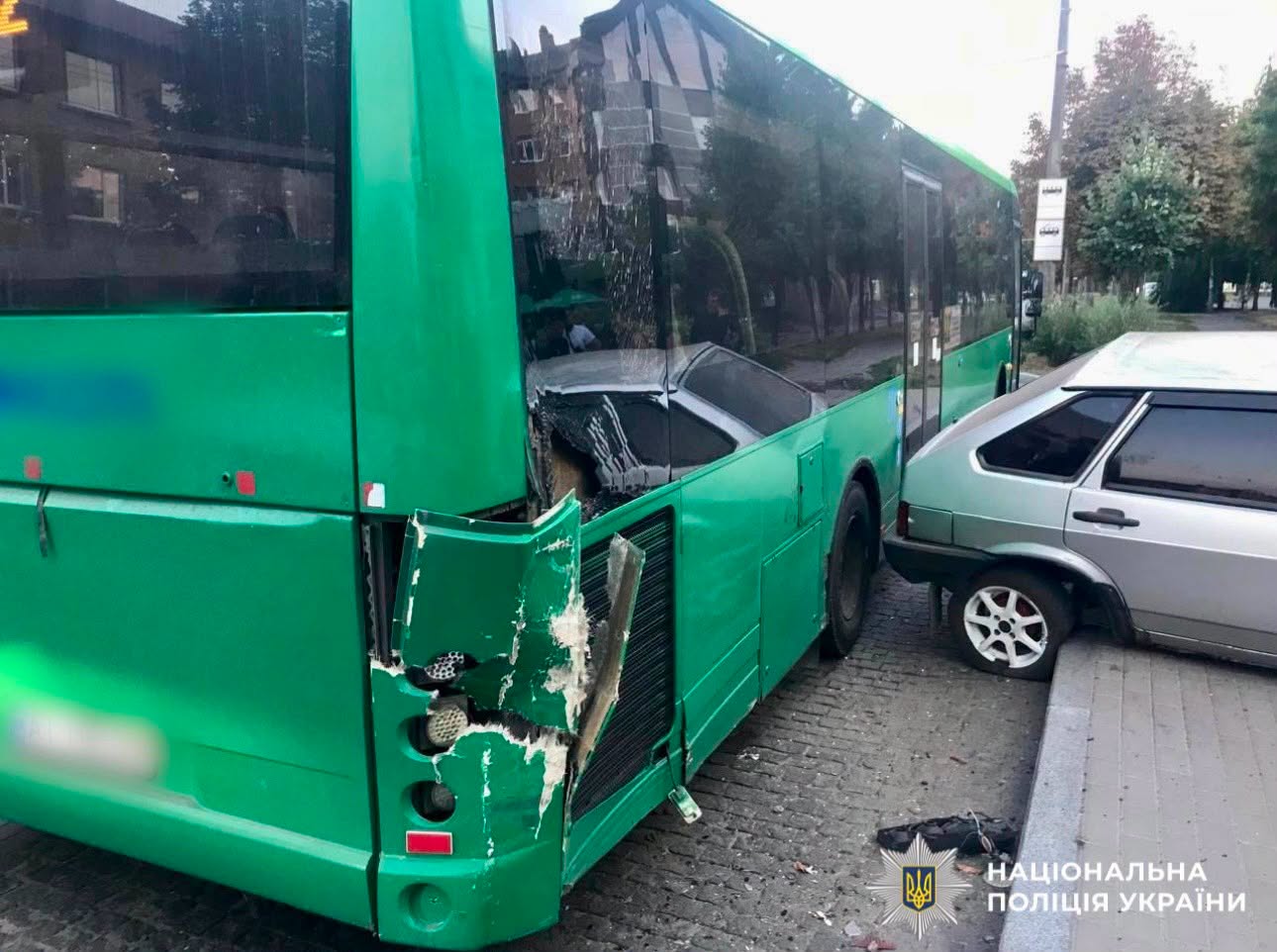 Внаслідок ДТП потерпіла отримала травми та була госпіталізована