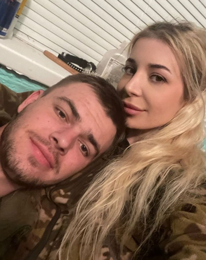 Кеті та Володимир на фронті