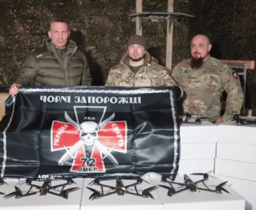 Кличко відвідав 72-у окрему механізовану бригаду імені Чорних Запорожців 