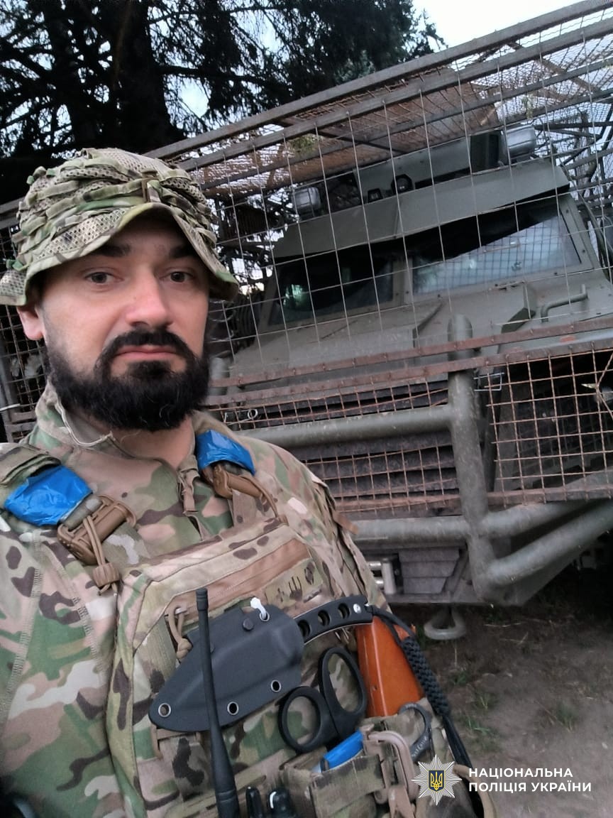 Михайло Штинда на фронті