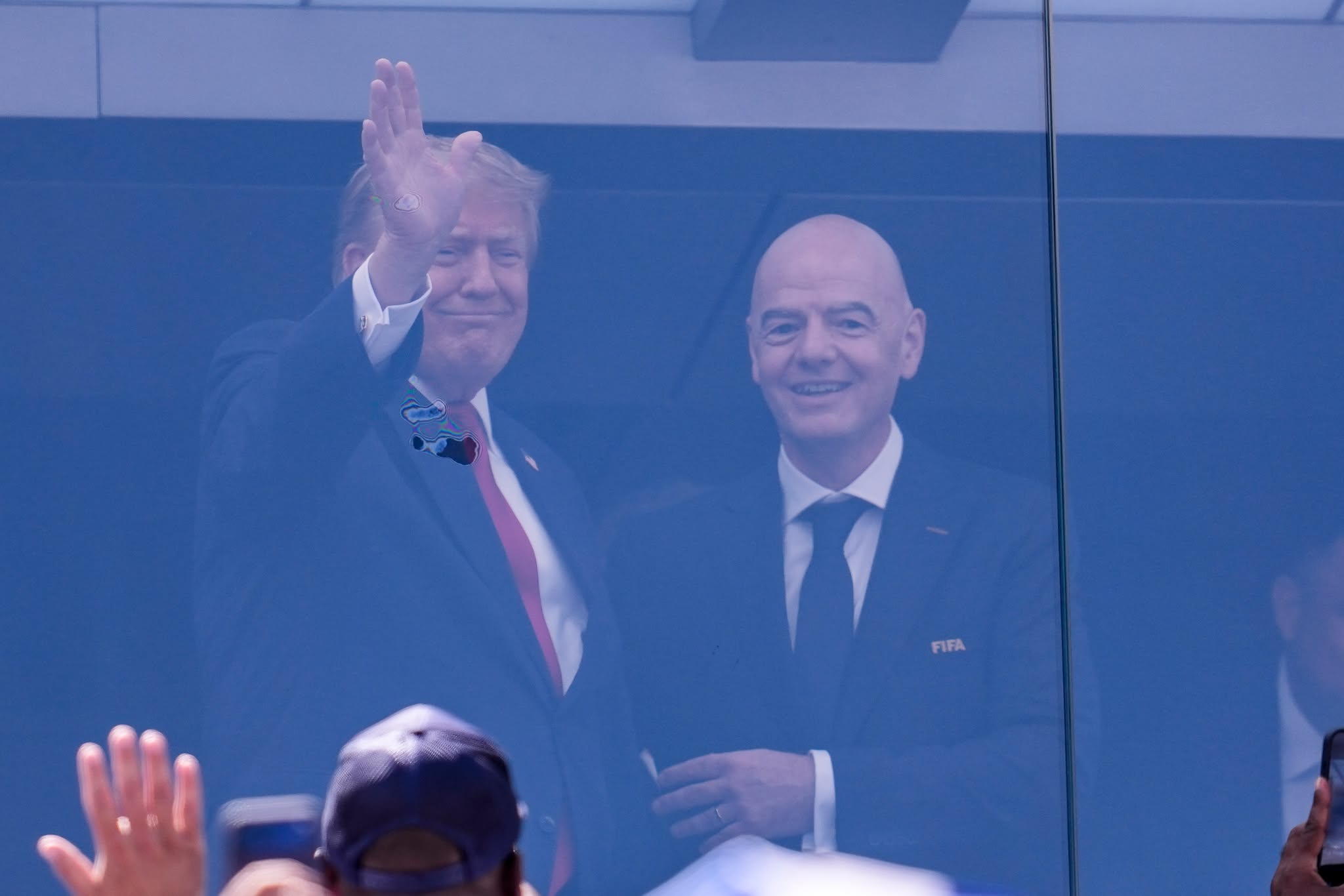 Дональд Трамп не міг пропустити фінал Чемпіонату світу, який проходив у США