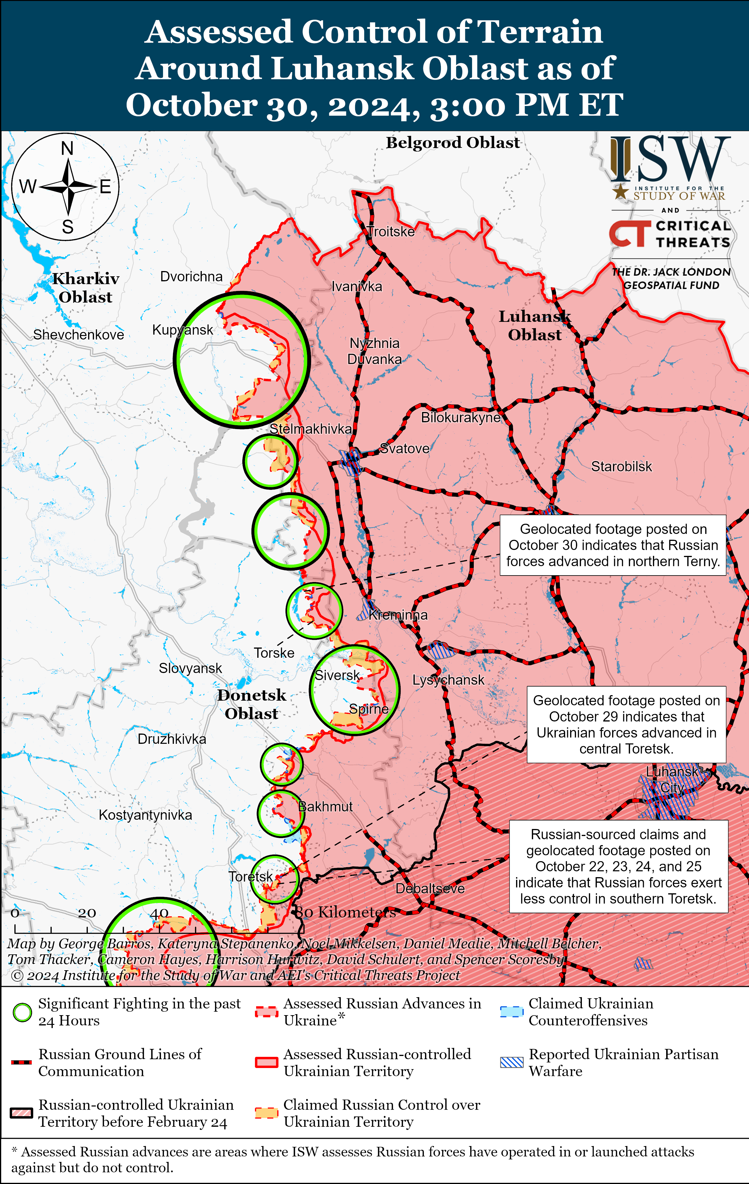 Росіяни просунулись на кількох напрямках, включаючи Донецьку область та Курщину – ISW фото 3