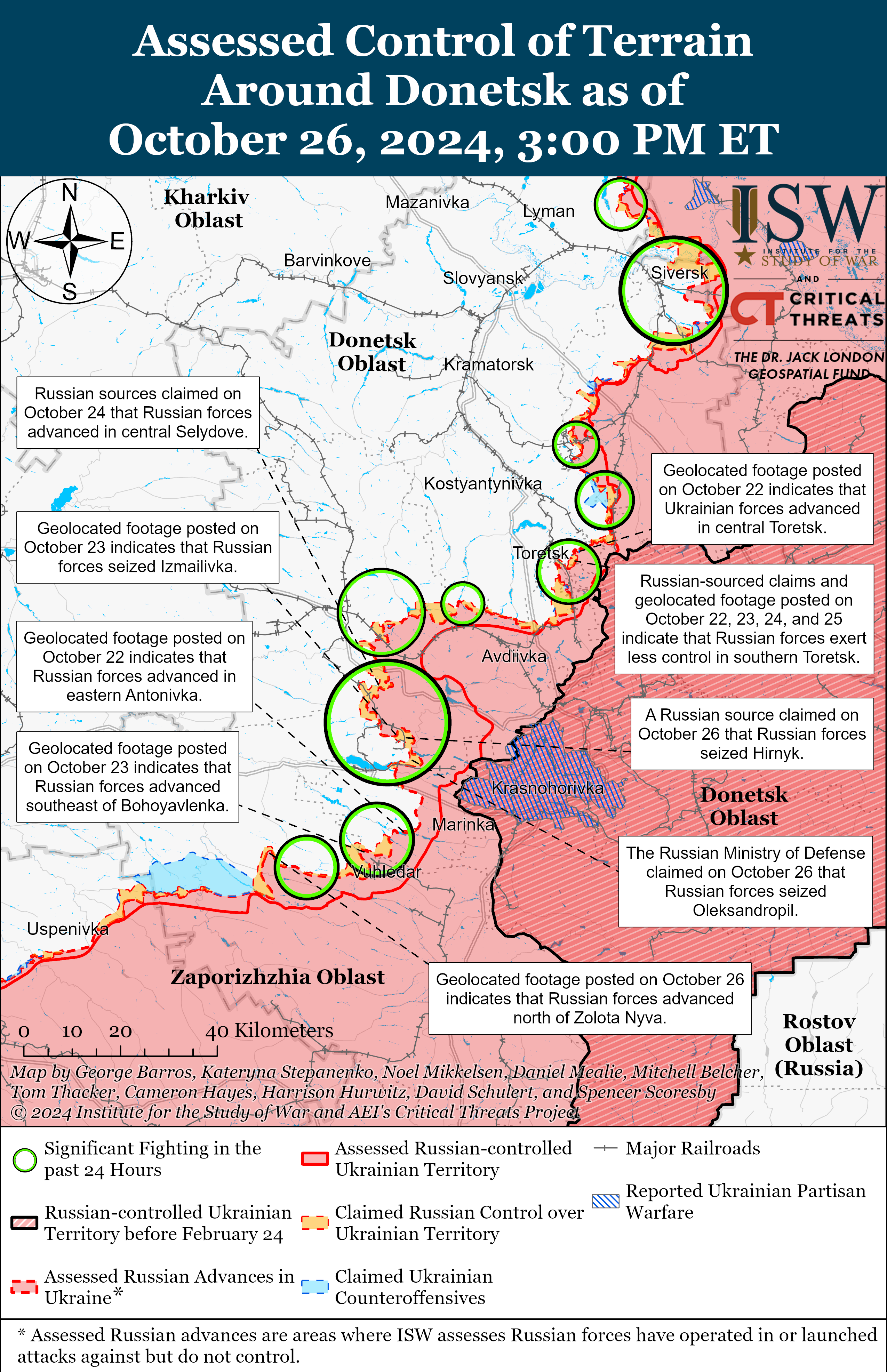 Росіяни просунулись на схід від Вугледару та в районі Покровська – звіт ISW фото 5