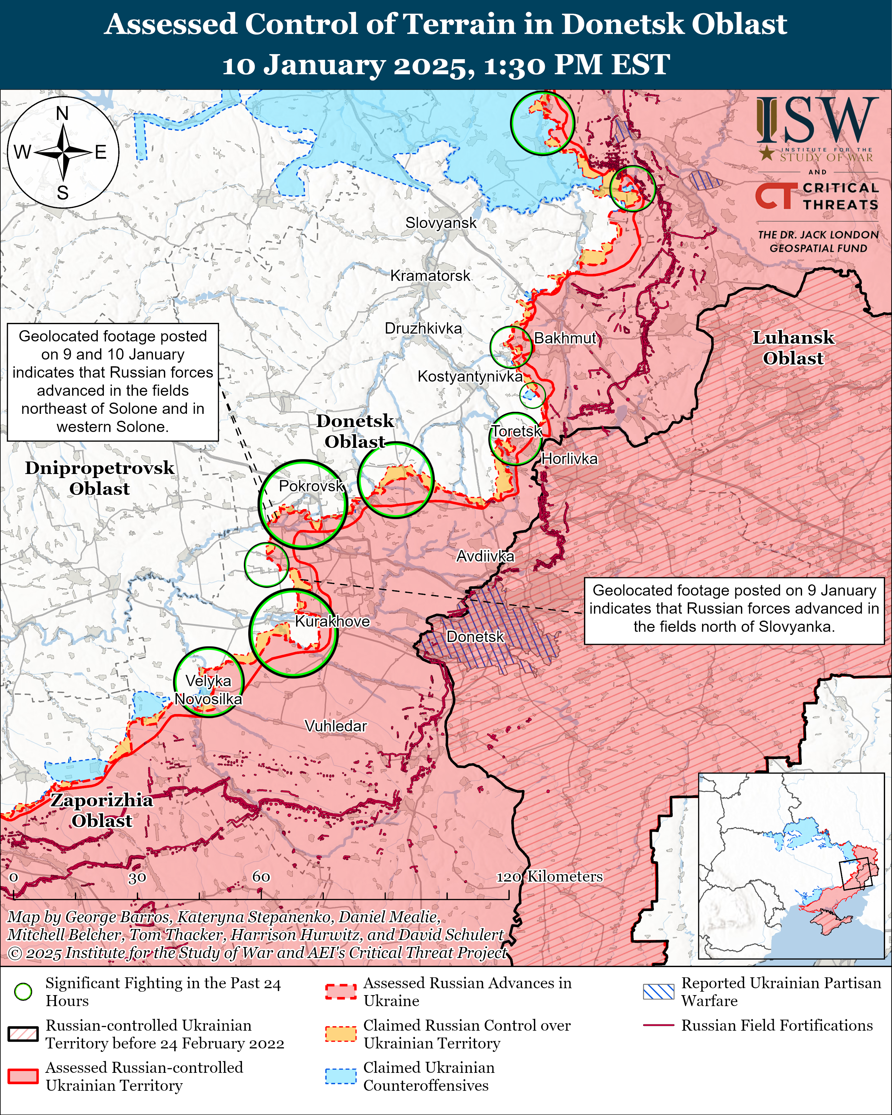 Російські війська просунулися на Курщині та ще на кількох напрямках – карти ISW фото 6