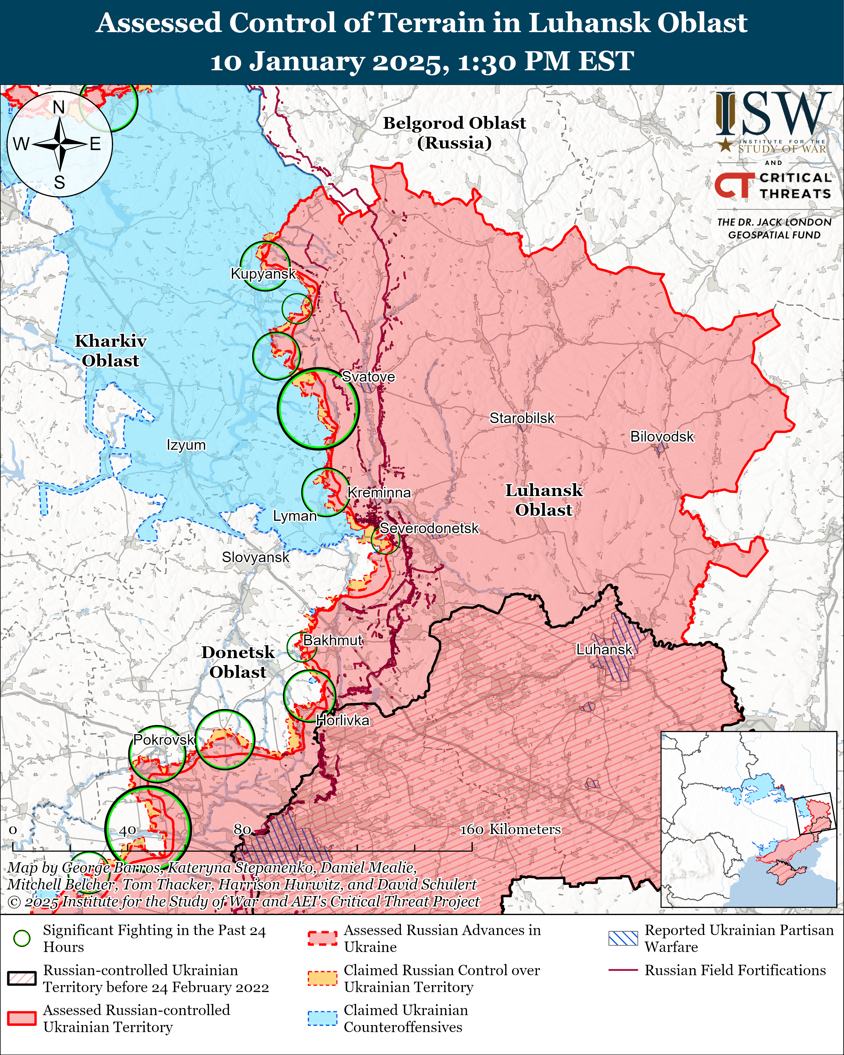 Російські війська просунулися на Курщині та ще на кількох напрямках – карти ISW фото 2