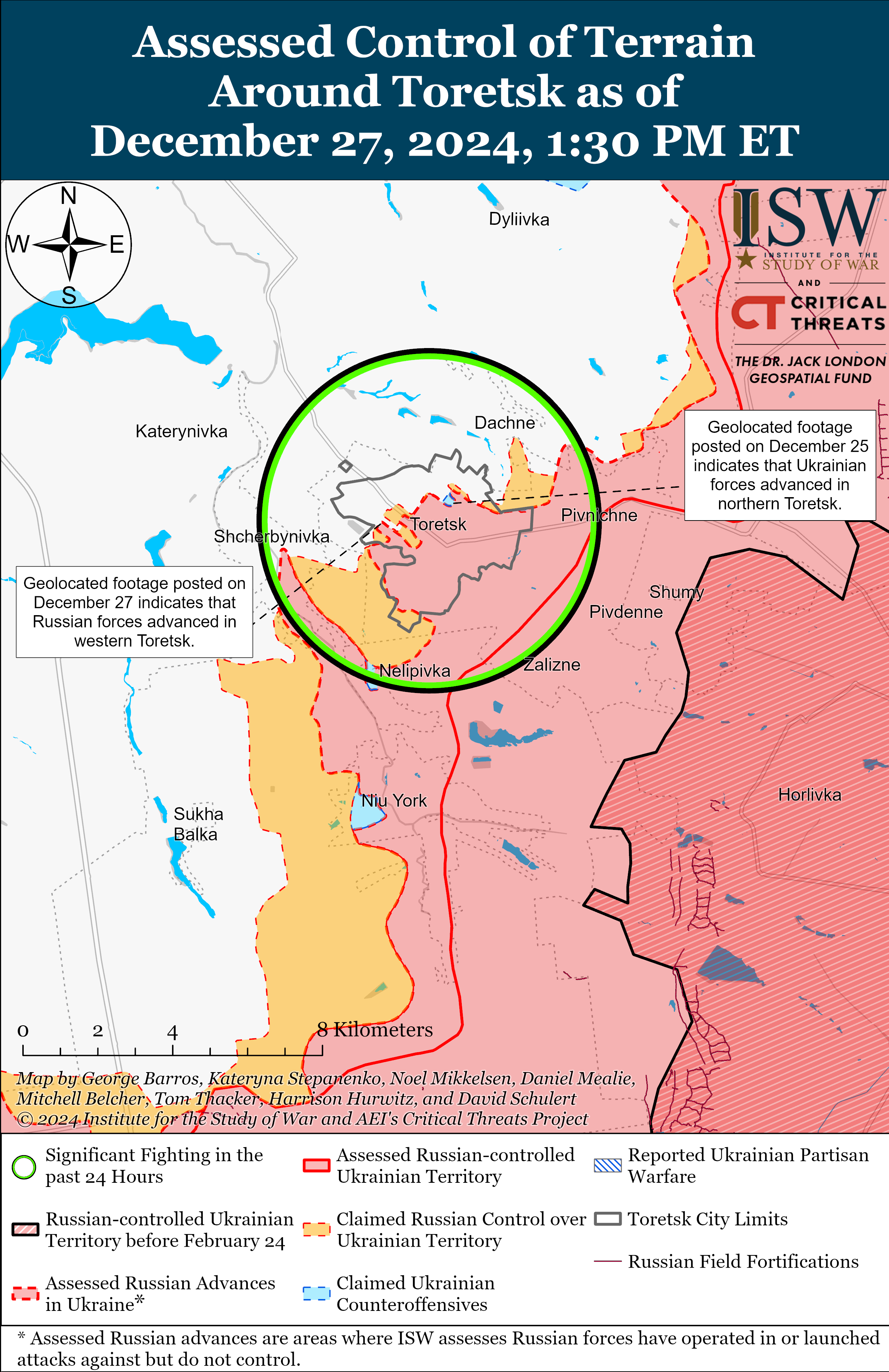 ЗСУ відновили втрачені позиції біля Сіверська – карти ISW фото 1