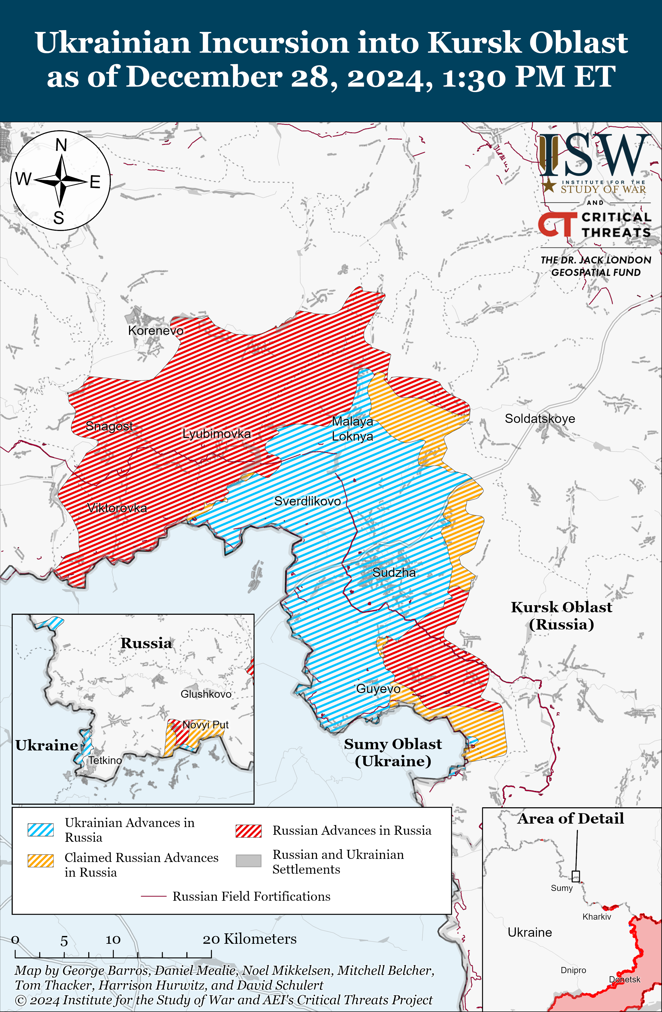 Окупанти просунулися поблизу Кремінної, Сіверська, Торецька та Курахового – карти ISW фото 1