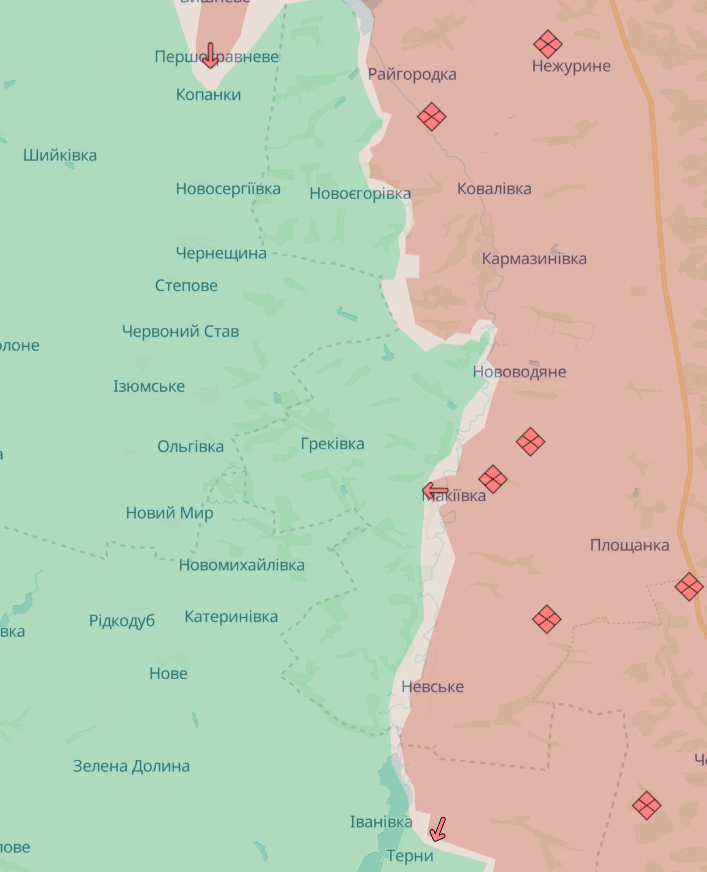 Карта бойових дій в Україні станом на 25 листопада 2024 року фото 4