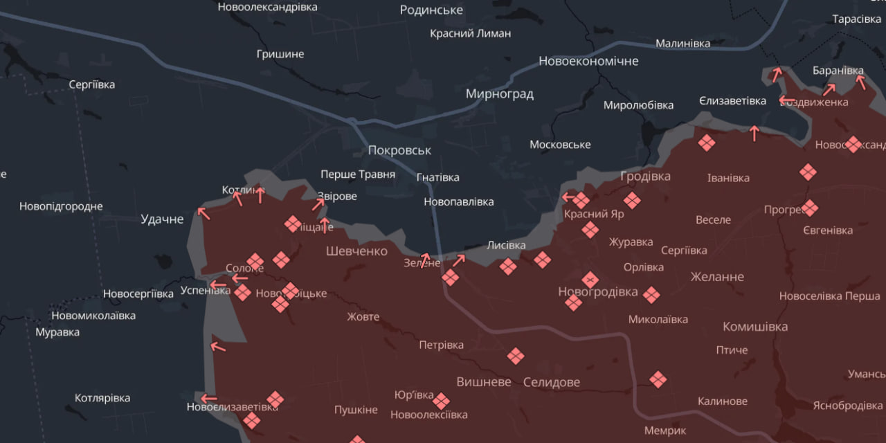 Карта бойових дій в Україні станом на 18 січня 2025 року фото 7