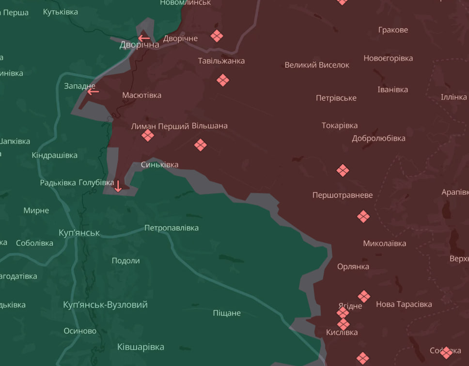 Карта бойових дій в Україні станом на 21 березня 2025 року фото 2