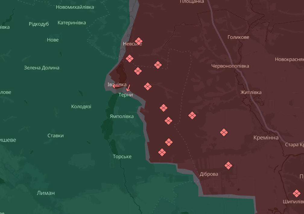 Карта бойових дій в Україні станом на 24 березня 2025 року фото 4