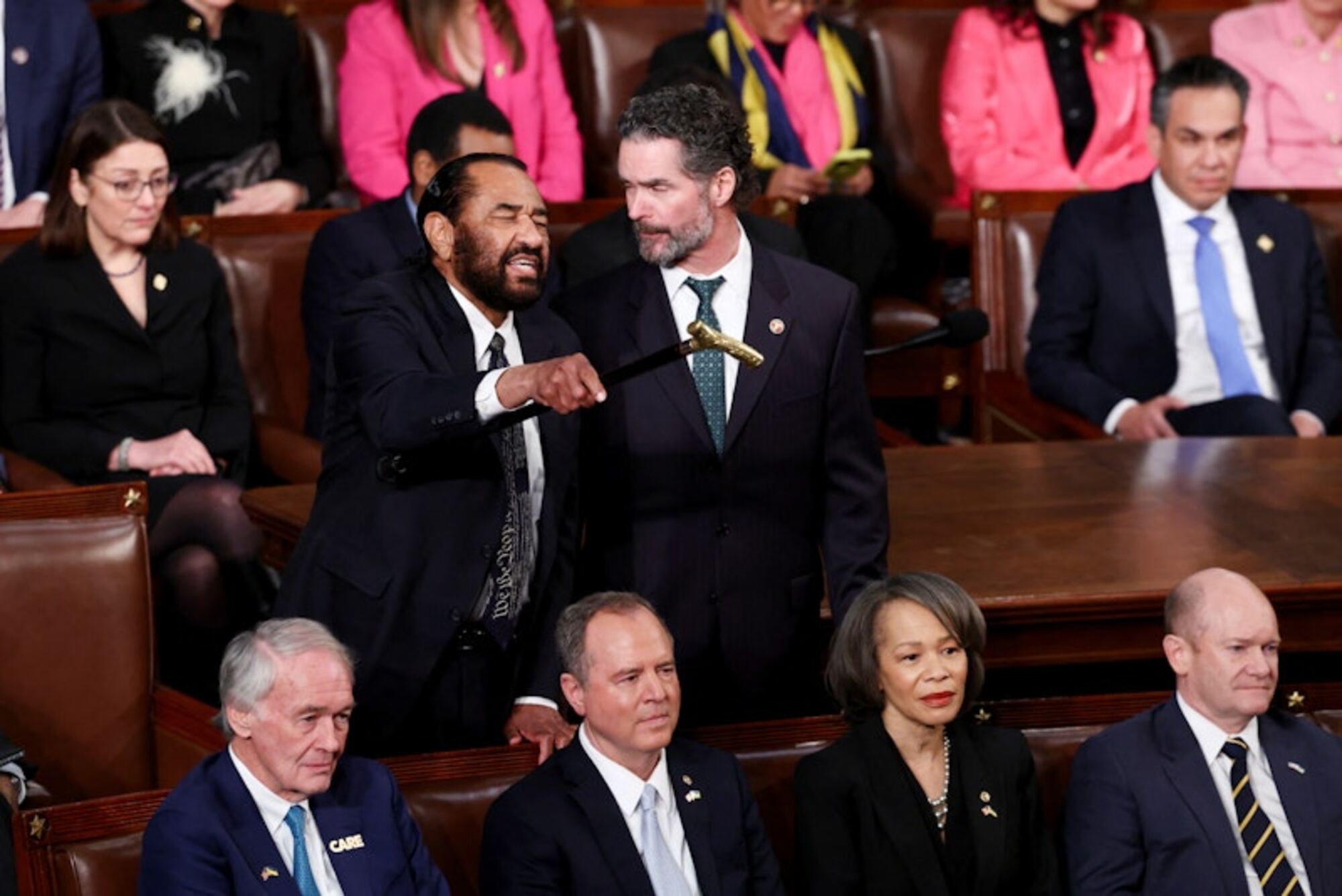 Грін мовчки залишив залу Капітолію