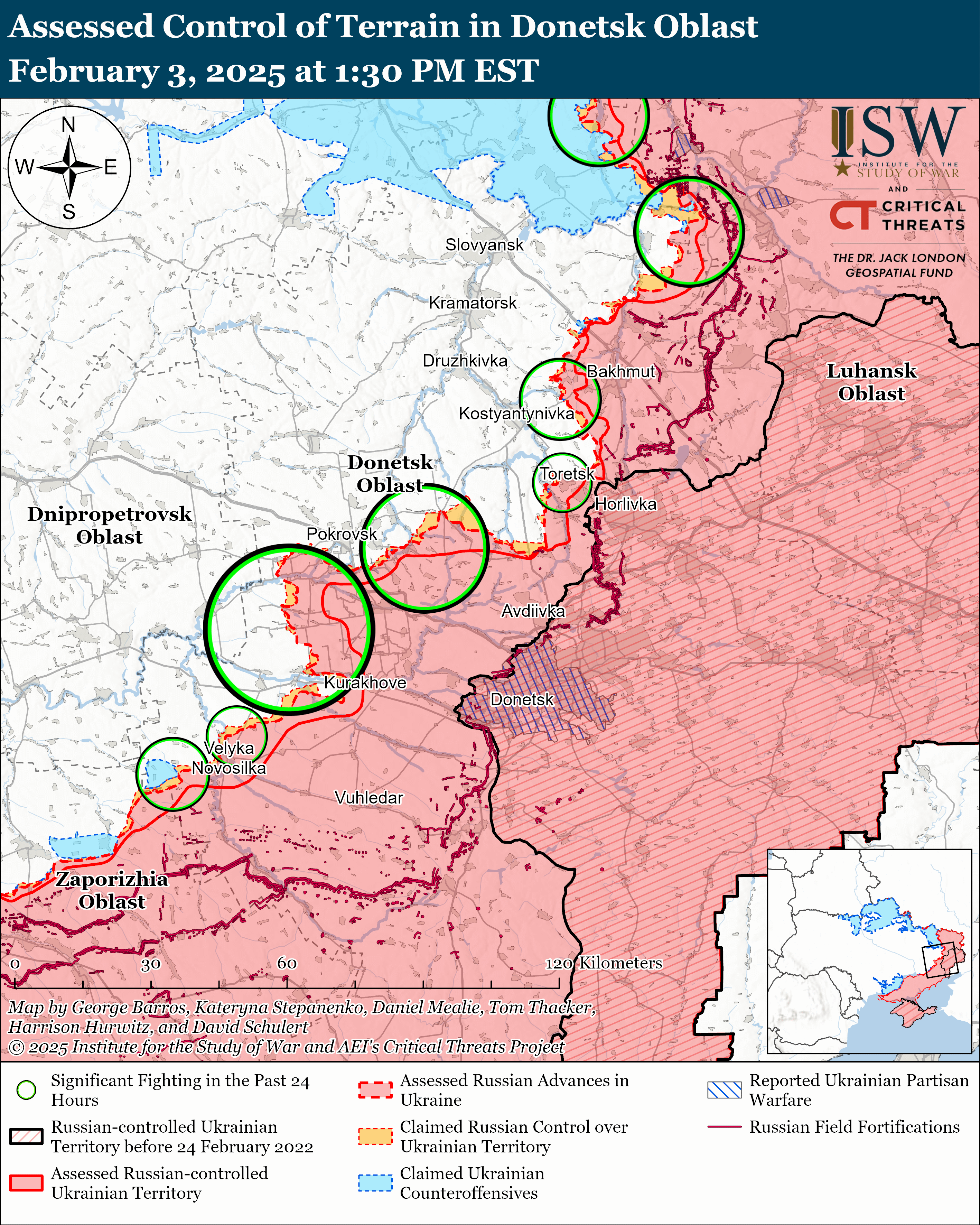 Окупанти просунулись поблизу семи населених пунктів – карти ISW фото 7