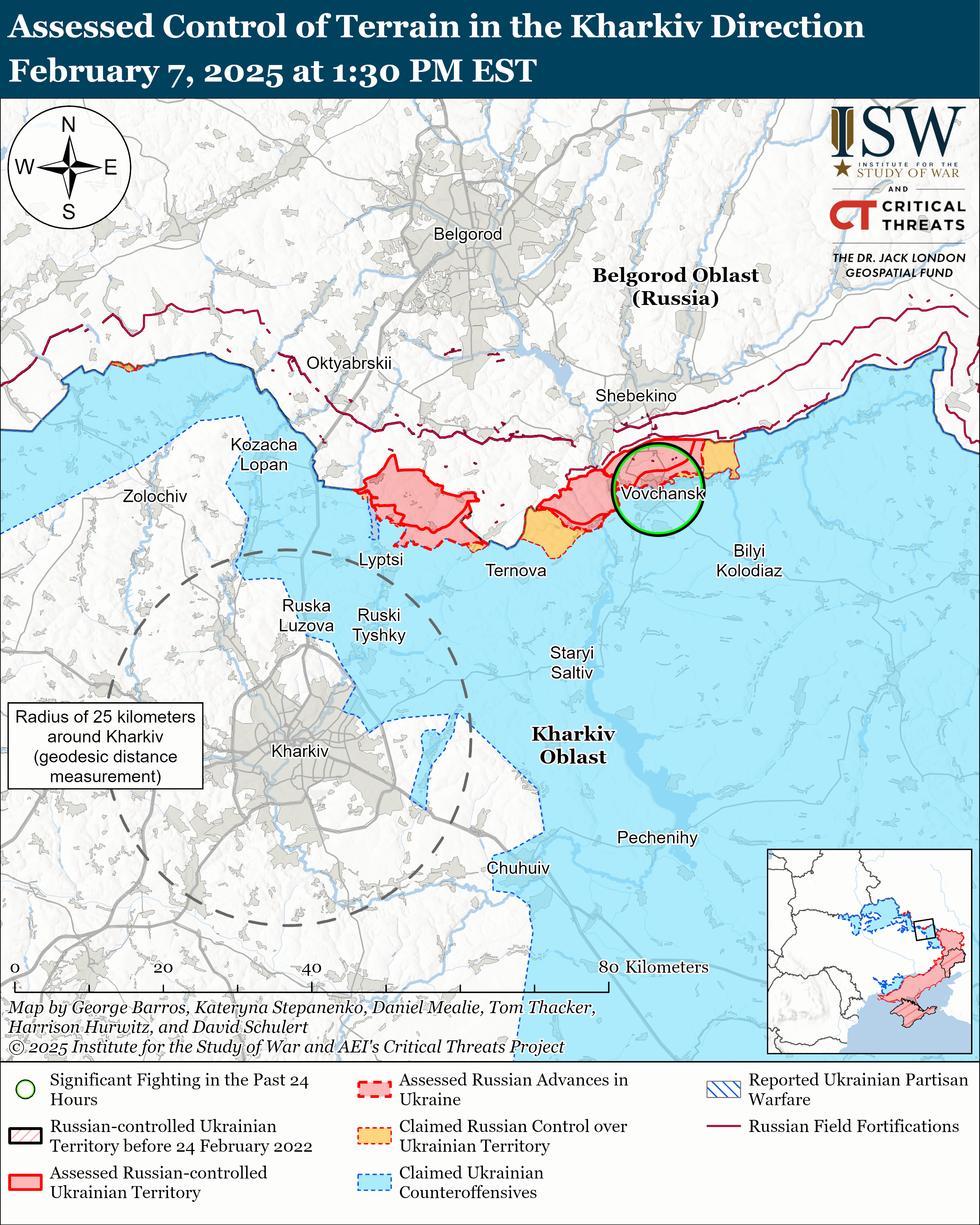 Російські війська просунулися поблизу Борової та Торецька – карти ISW фото 3