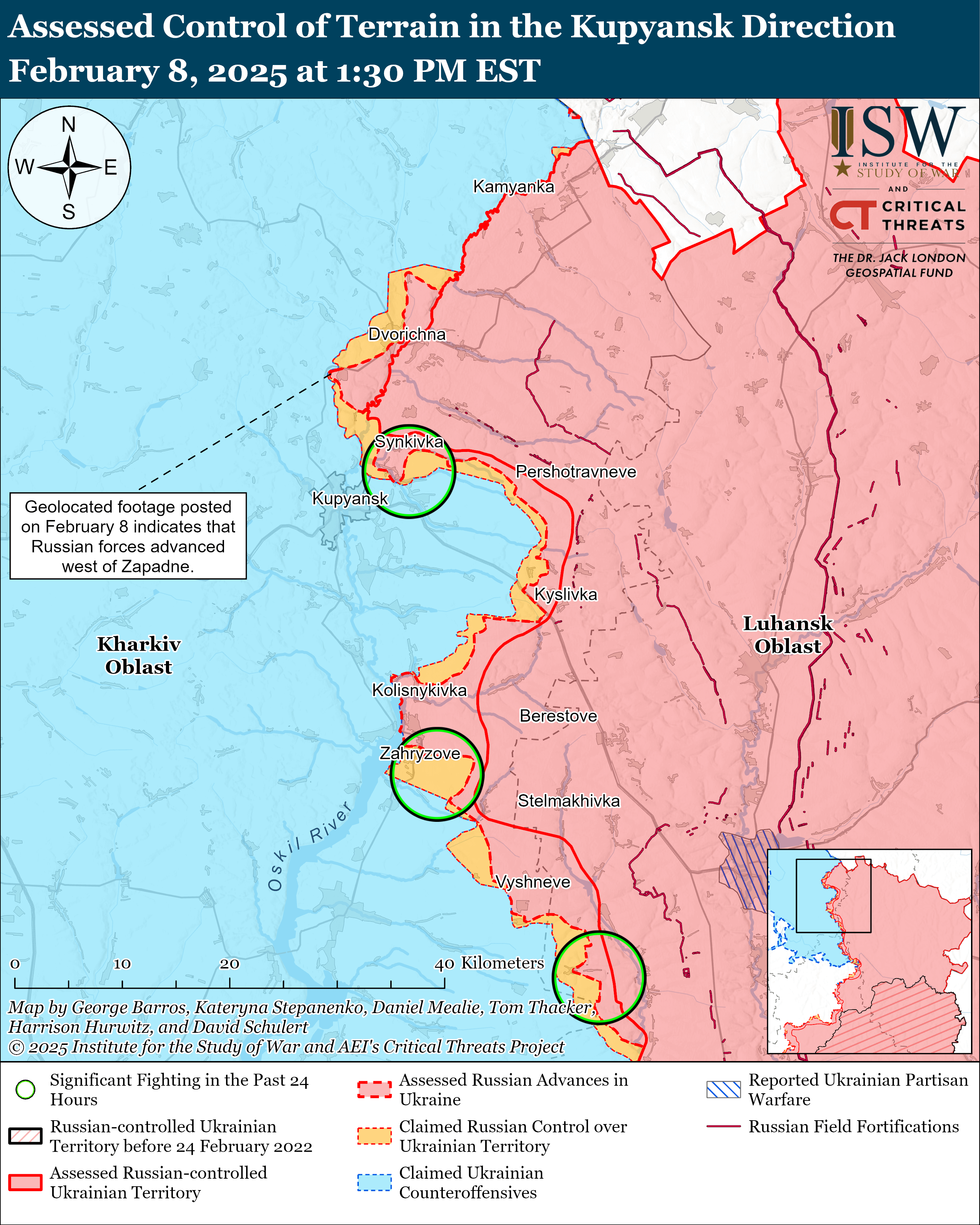 Армія РФ просунулася поблизу Лиману, Куп'янська та Торецька – карти ISW фото 3