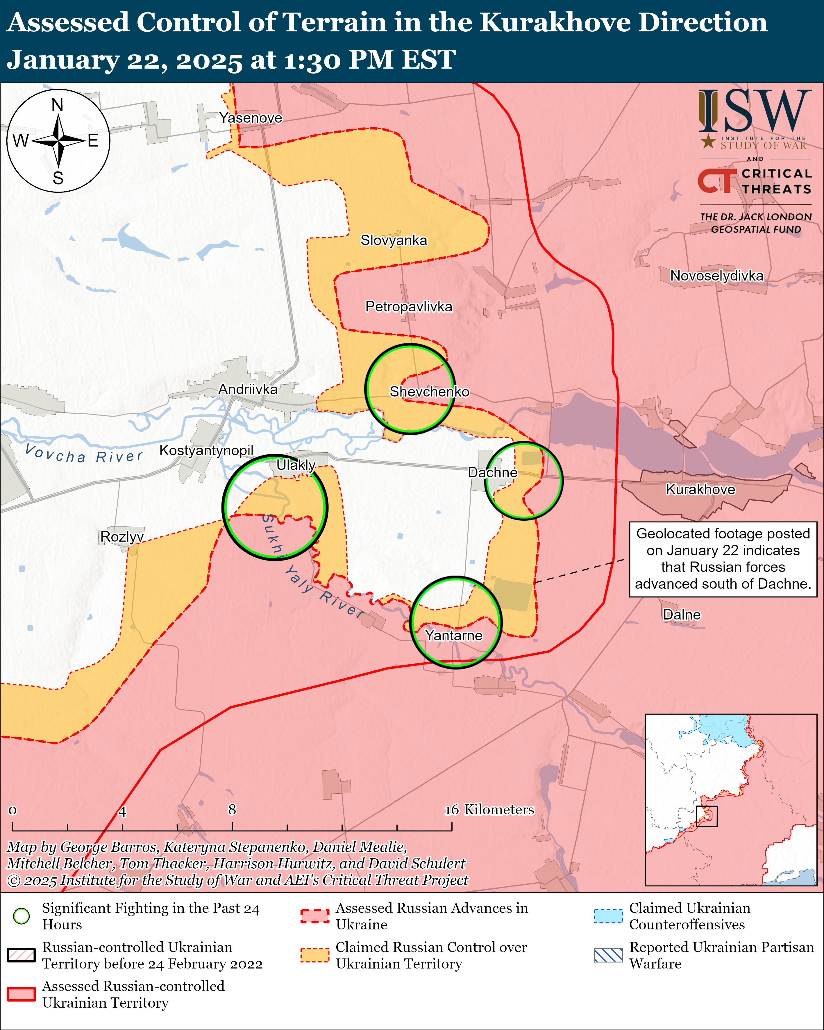 Армія РФ просунулася поблизу п'яти населених пунктів – карти ISW фото 7