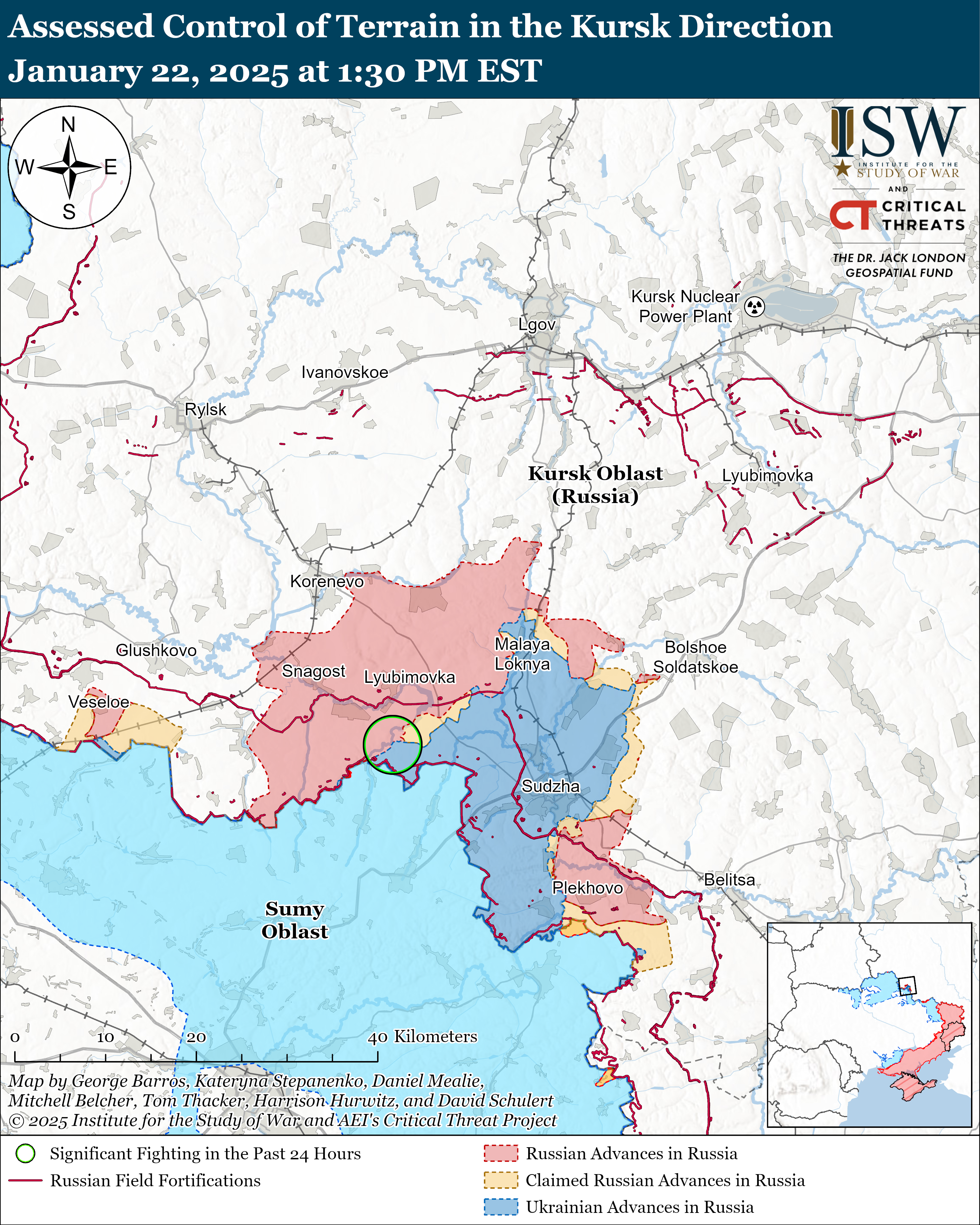 Армія РФ просунулася поблизу п'яти населених пунктів – карти ISW фото 2