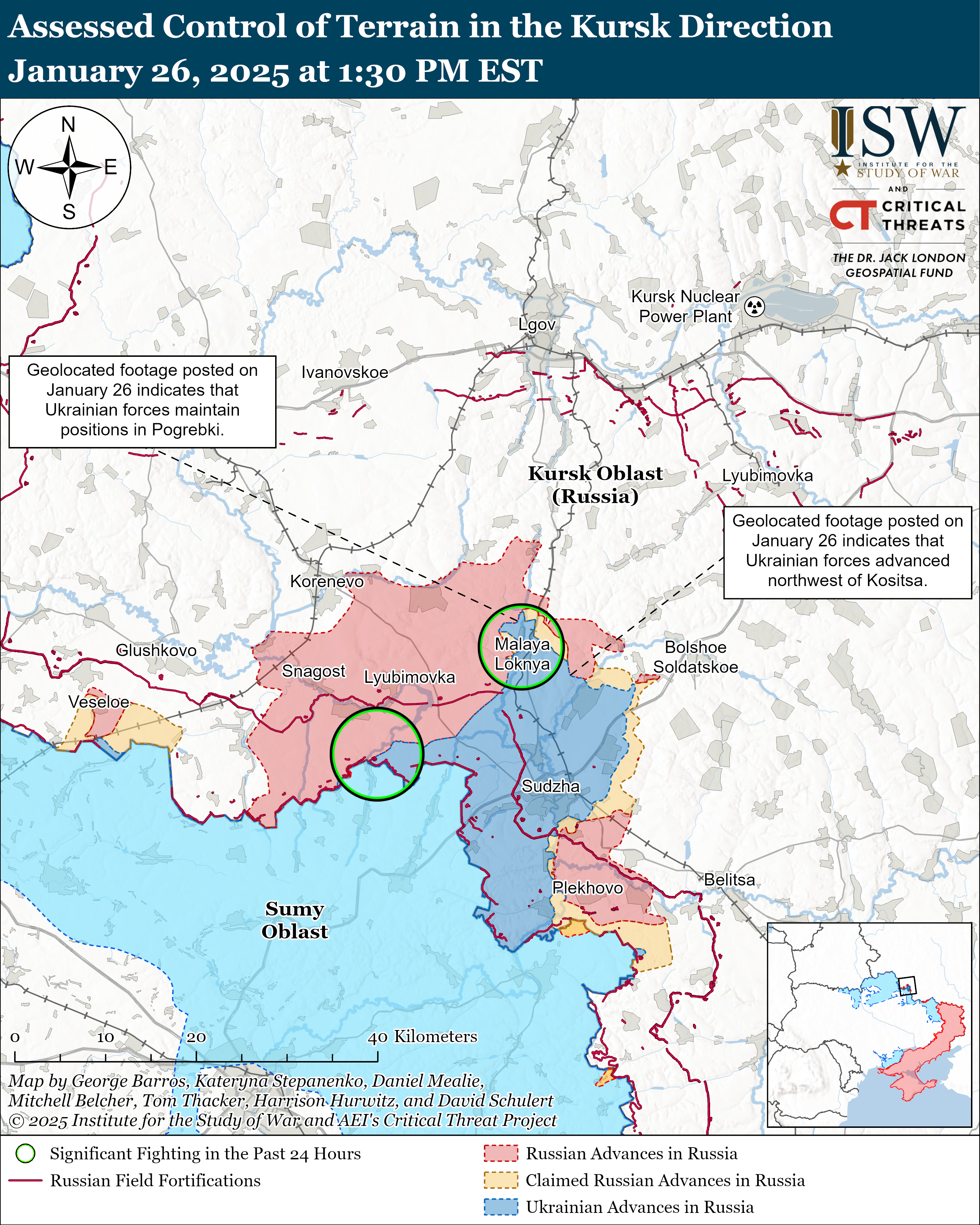 Українські війська просунулися на Курщині та відновили позиції в Торецьку – карти ISW фото 2