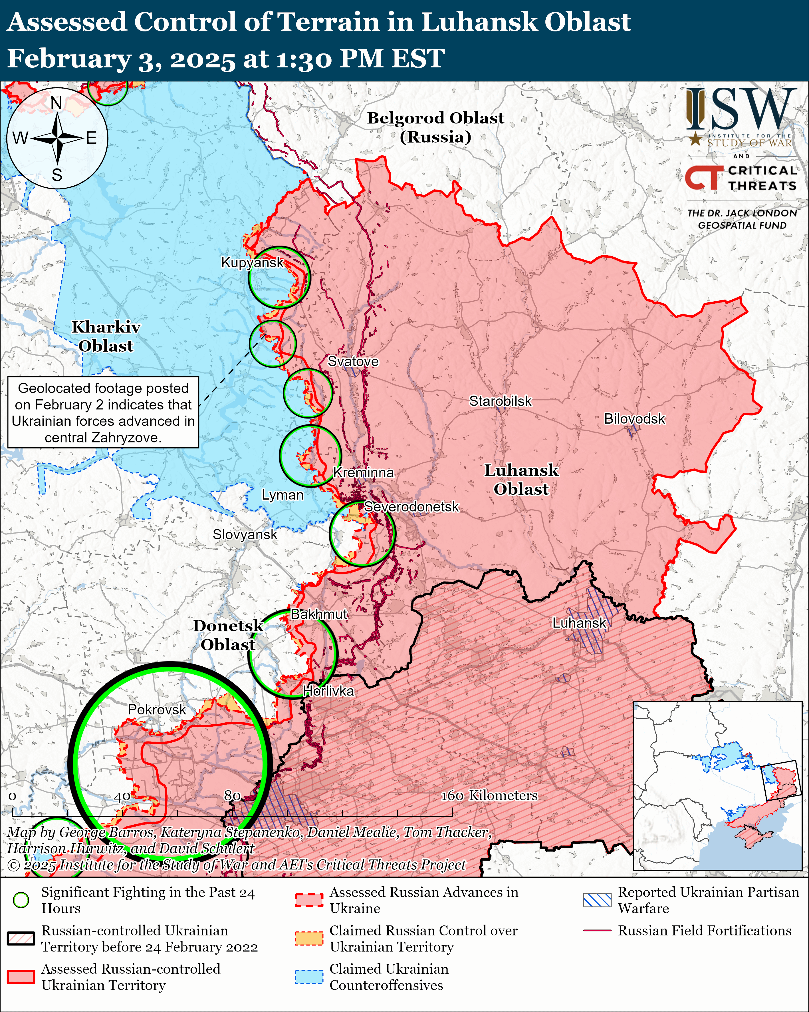 Окупанти просунулись поблизу семи населених пунктів – карти ISW фото 4