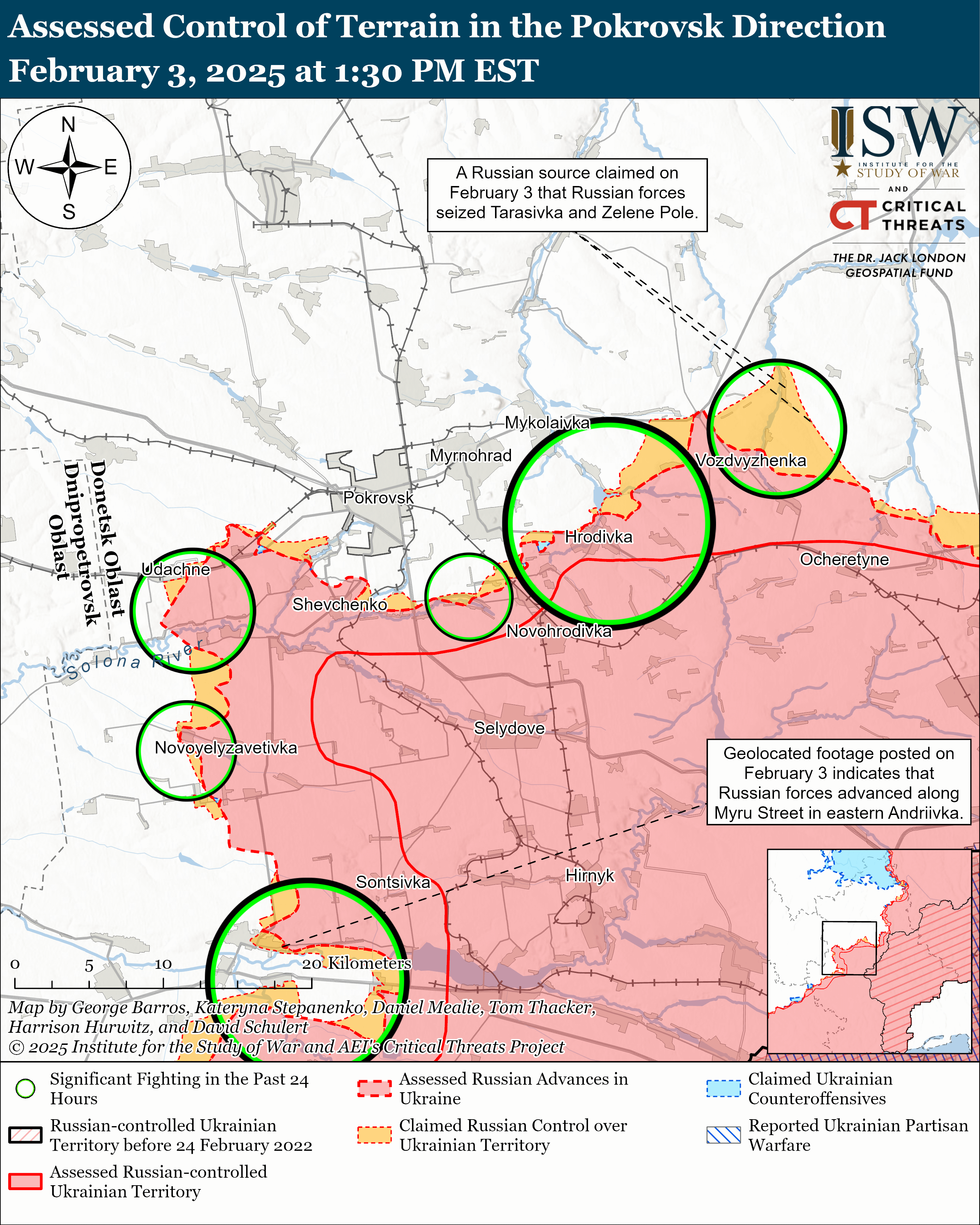 Окупанти просунулись поблизу семи населених пунктів – карти ISW фото 6