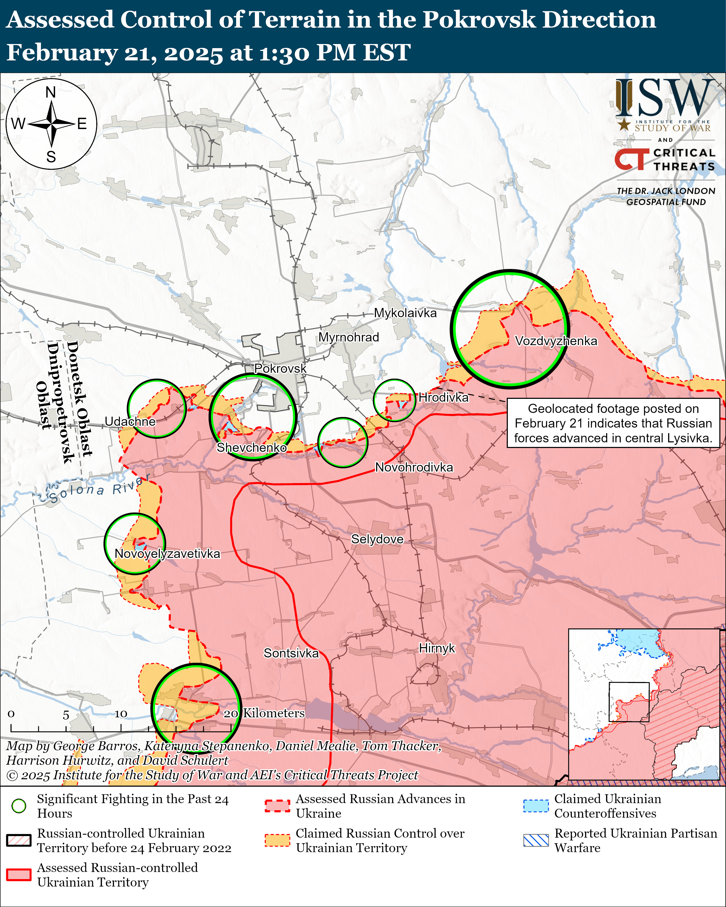 Росіяни просунулися поблизу Курахового та Великої Новосілки – карти ISW фото 5