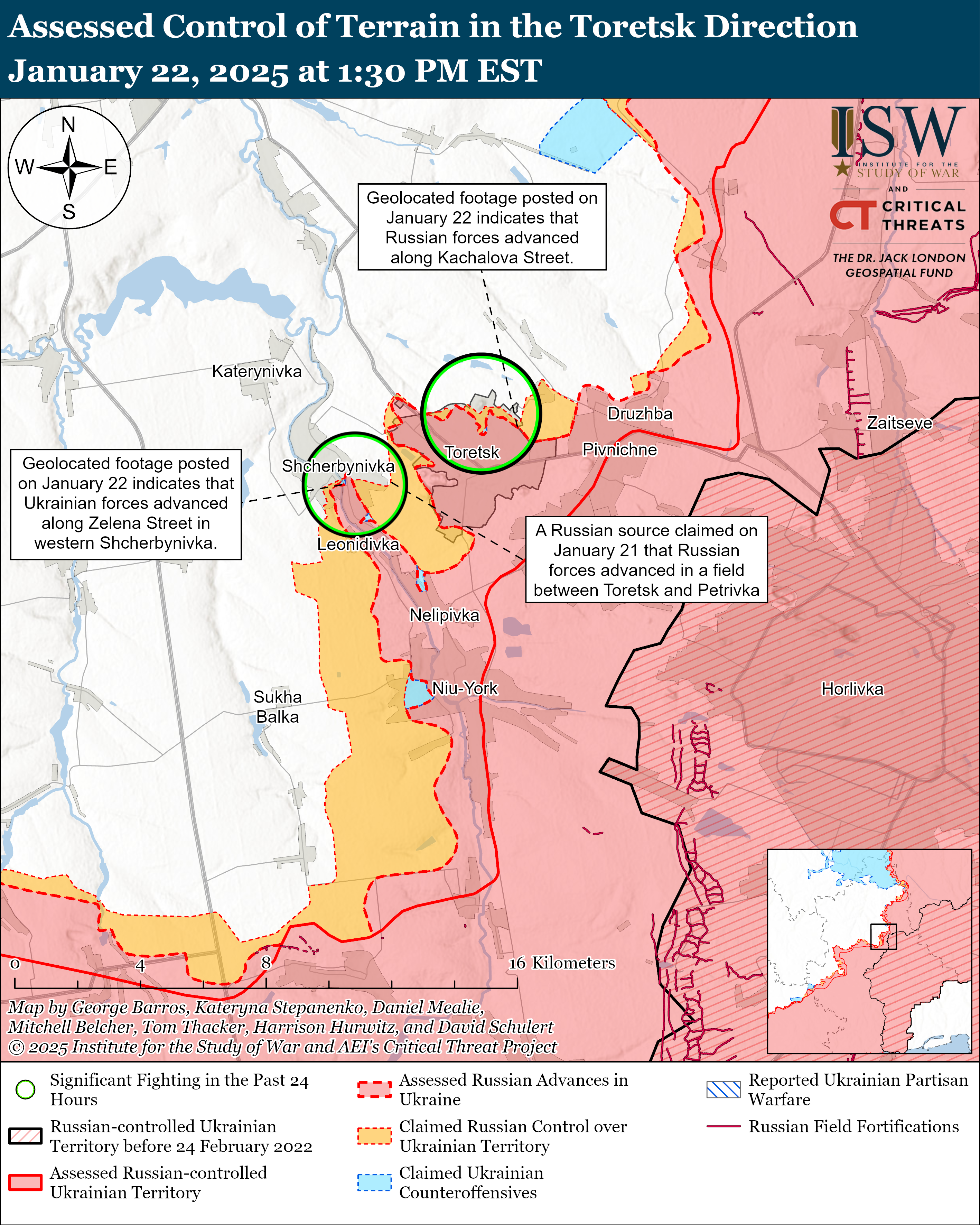 Армія РФ просунулася поблизу п'яти населених пунктів – карти ISW фото 5