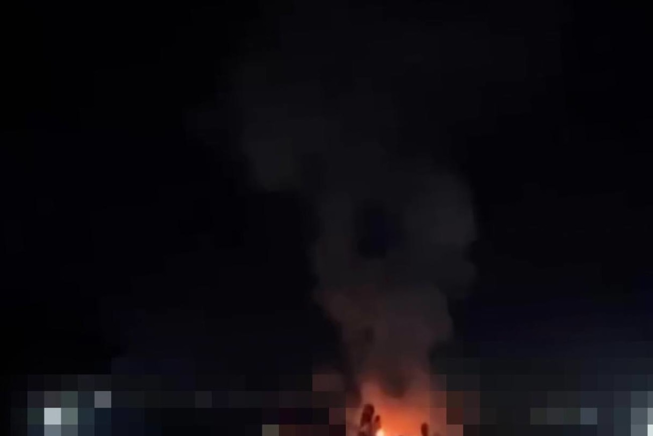 Пожежа у Дніпрі після вибухів