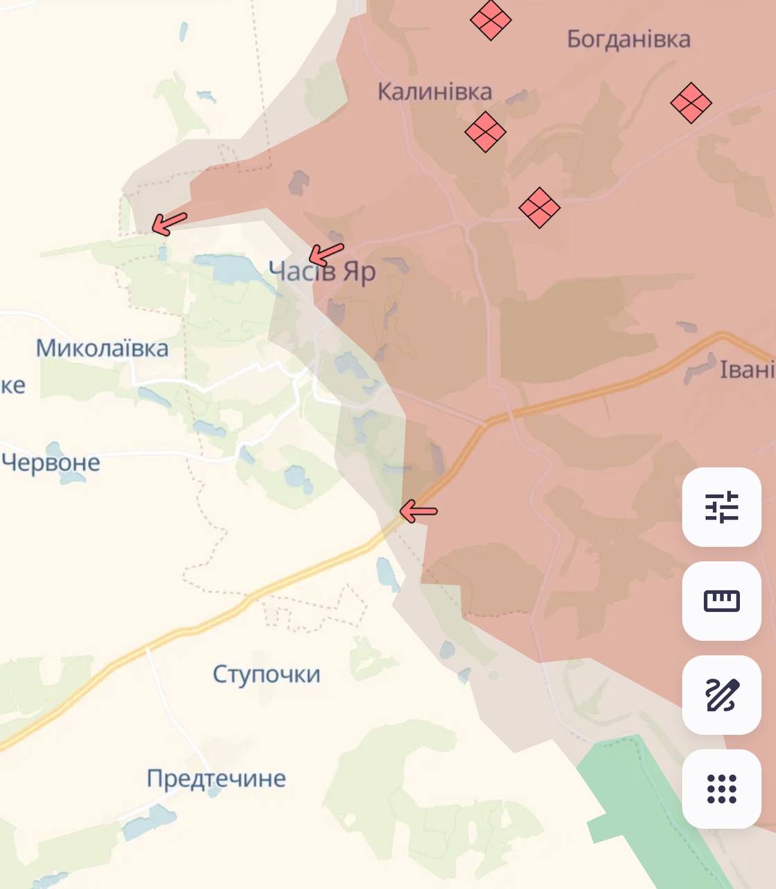 Карта бойових дій в Україні станом на 25 лютого 2025 року фото 4