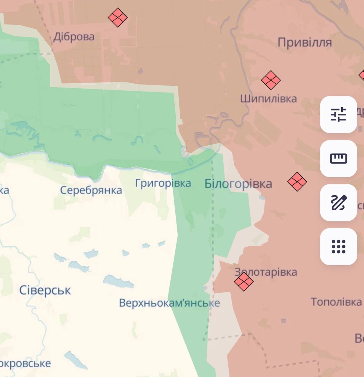 Карта бойових дій в Україні станом на 26 лютого 2025 року фото 5