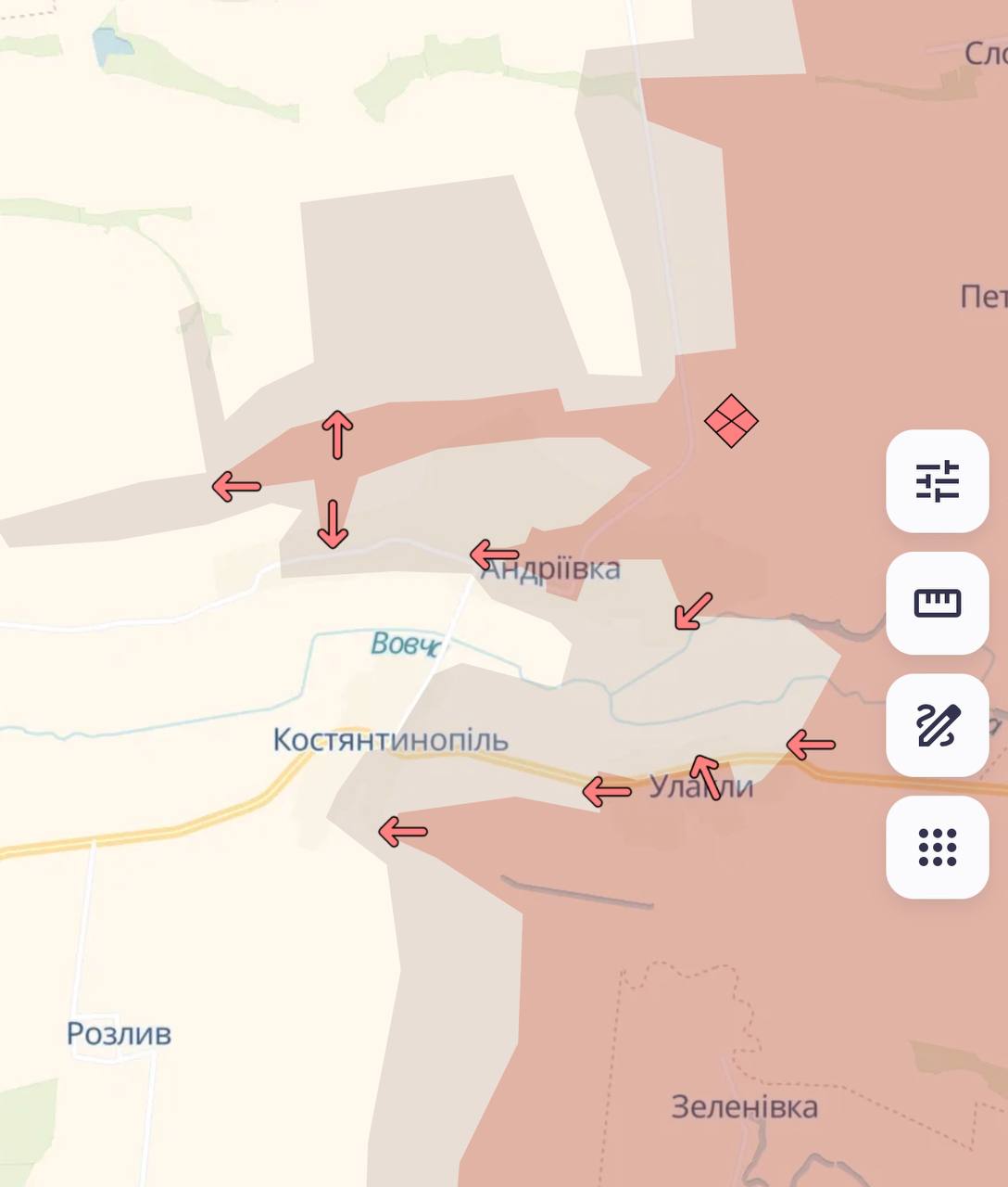 Карта бойових дій в Україні станом на 27 лютого 2025 року фото 8