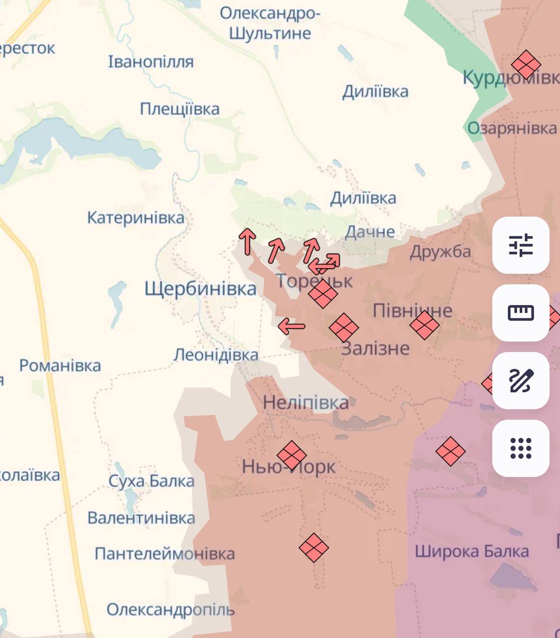 Карта бойових дій в Україні станом на 28 лютого 2025 року фото 5