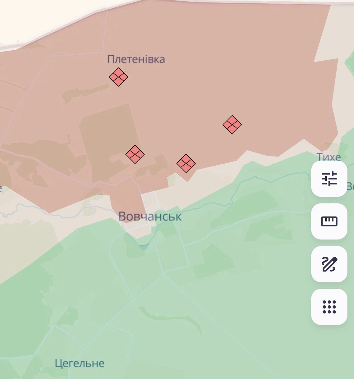 Карта бойових дій в Україні станом на 28 лютого 2025 року фото 1