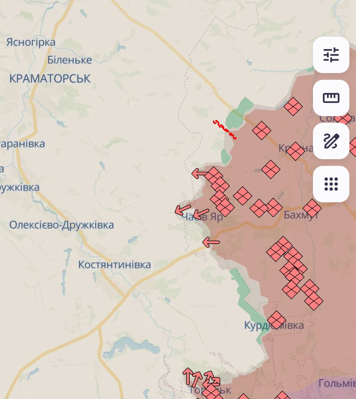 Карта бойових дій в Україні станом на 1 березня 2025 року фото 5