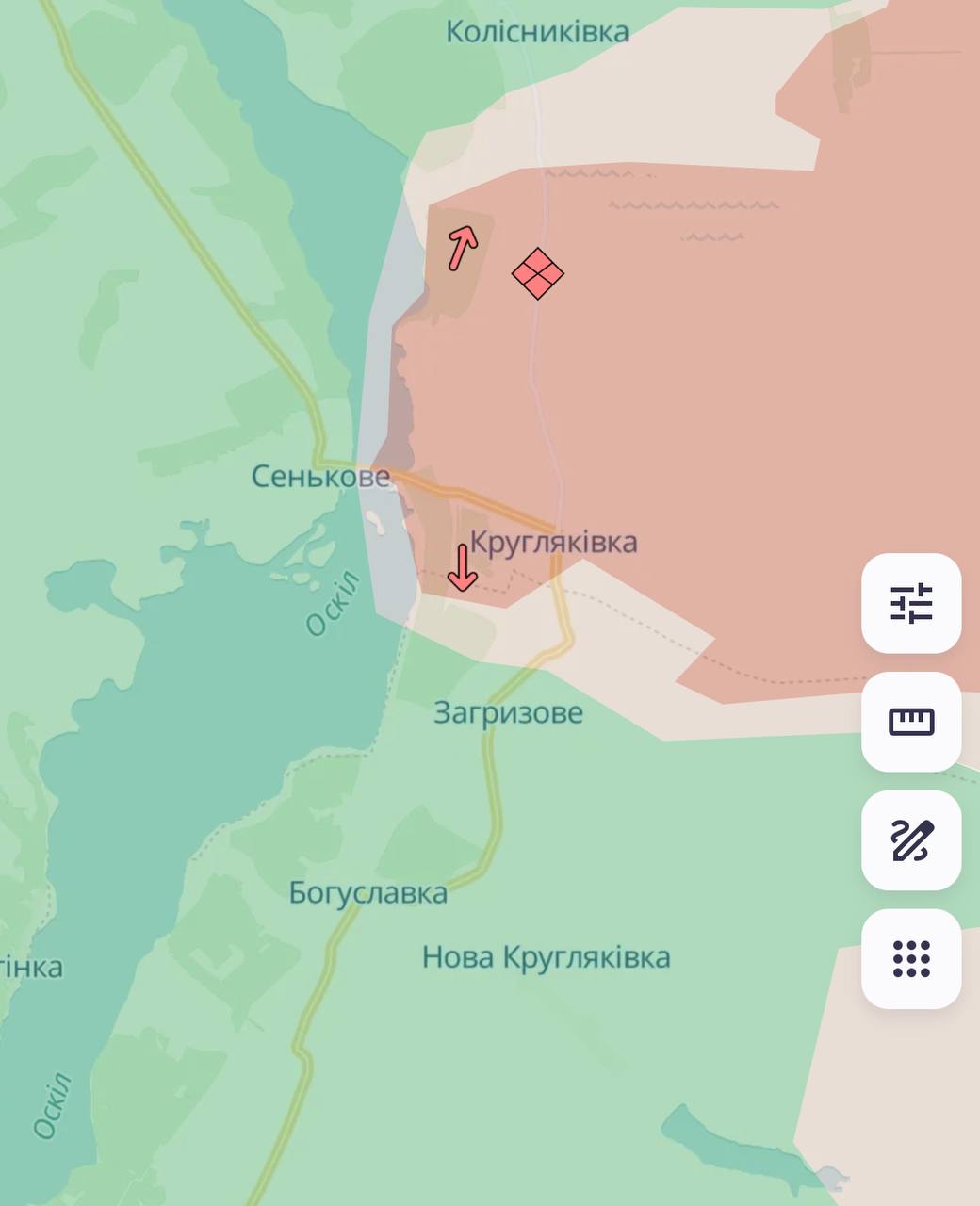 Карта бойових дій в Україні станом на 2 березня 2025 року фото 3