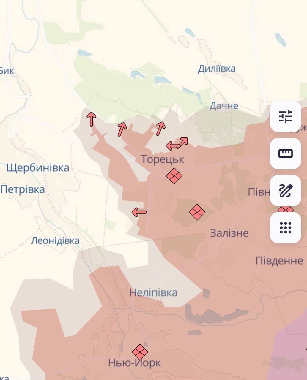 Карта бойових дій в Україні станом на 3 березня 2025 року фото 5