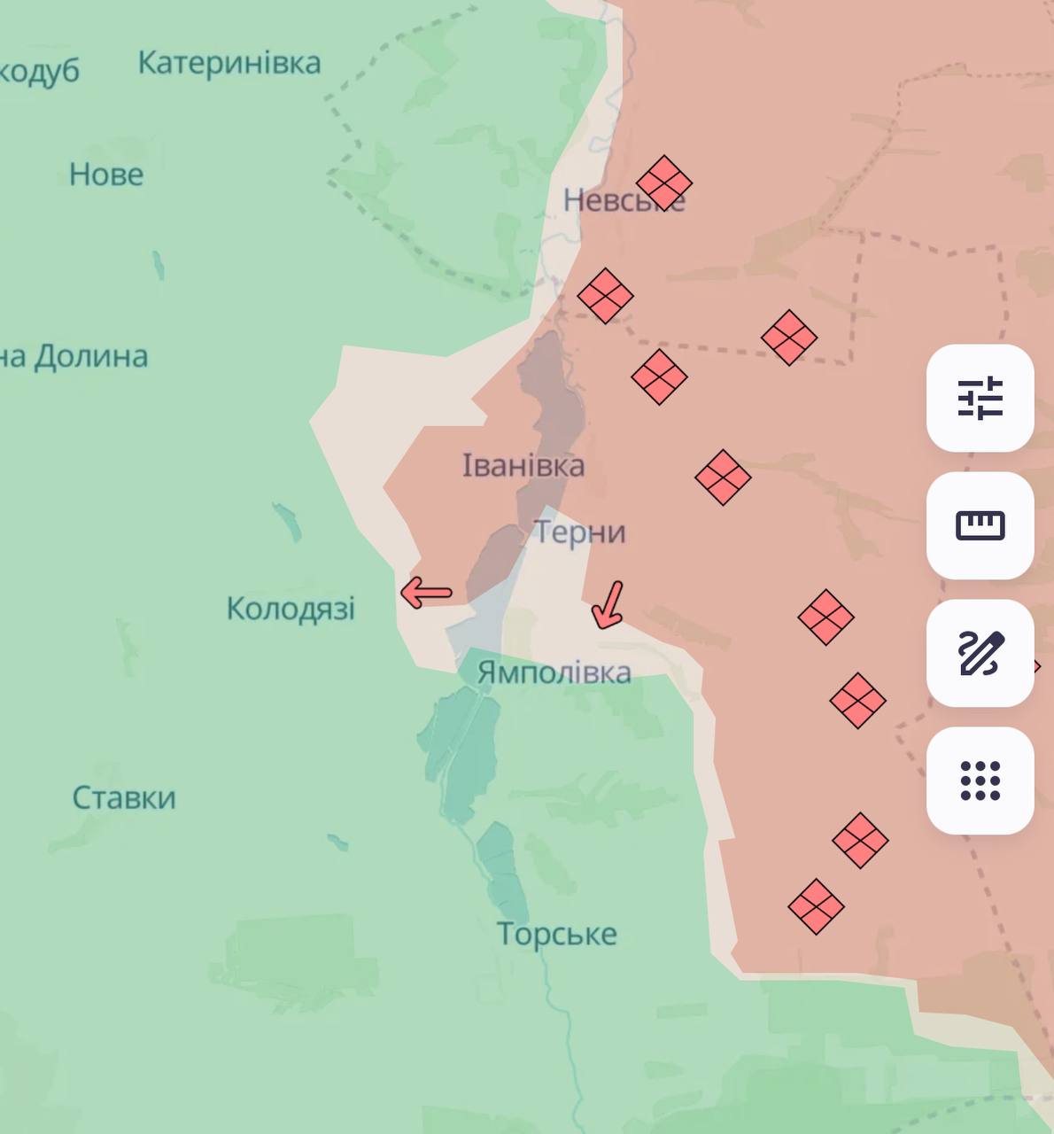 Карта бойових дій в Україні станом на 3 березня 2025 року фото 3