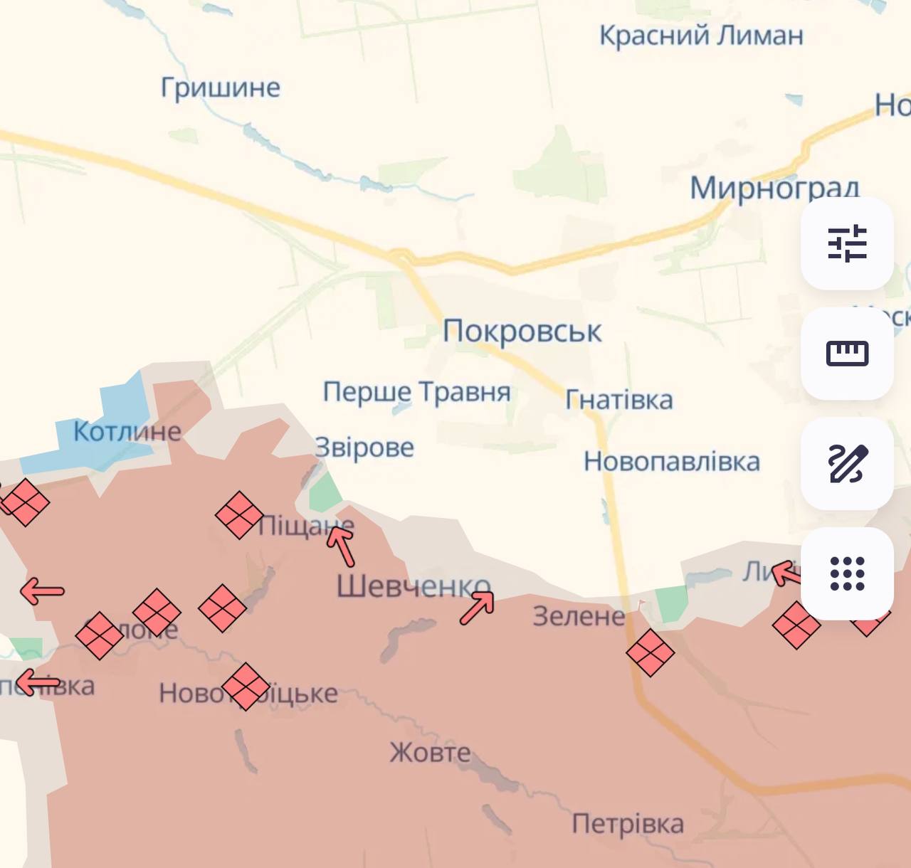 Лінія фронту станом на 26 квітня 2025. Зведення Генштабу фото 6