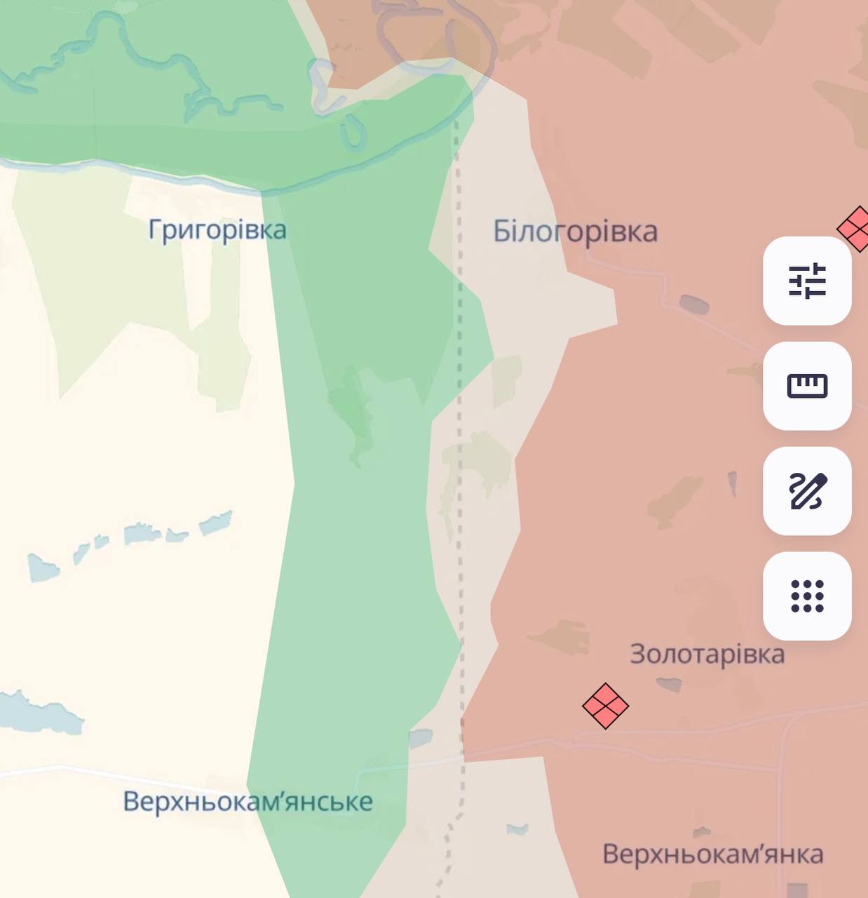Лінія фронту станом на 26 квітня 2025. Зведення Генштабу фото 3