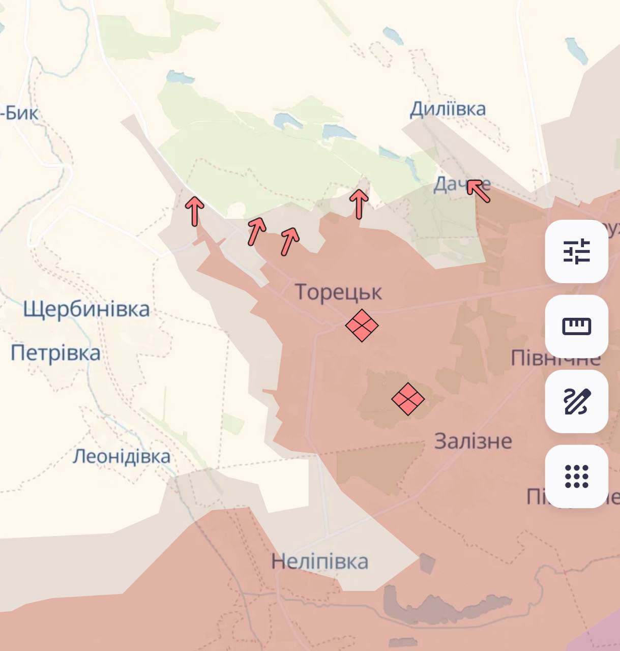 Лінія фронту станом на 6 травня 2025. Зведення Генштабу фото 5